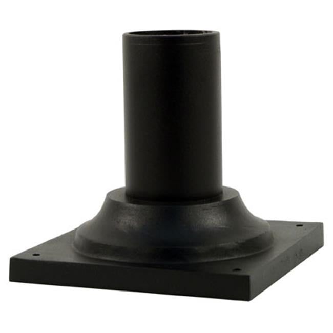 Black Cast Aluminum Large Pier Mount Base