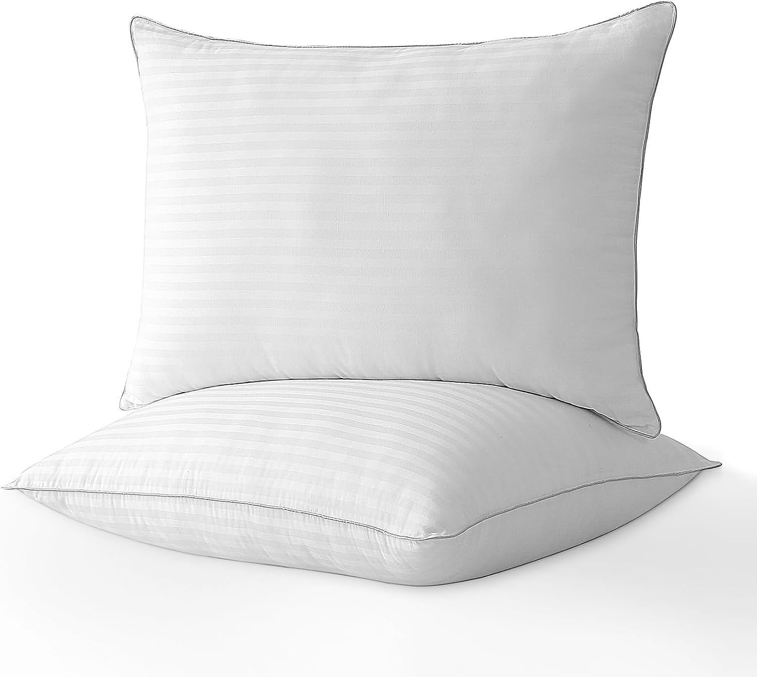 Queen Size White Down Alternative Bed Pillow Set