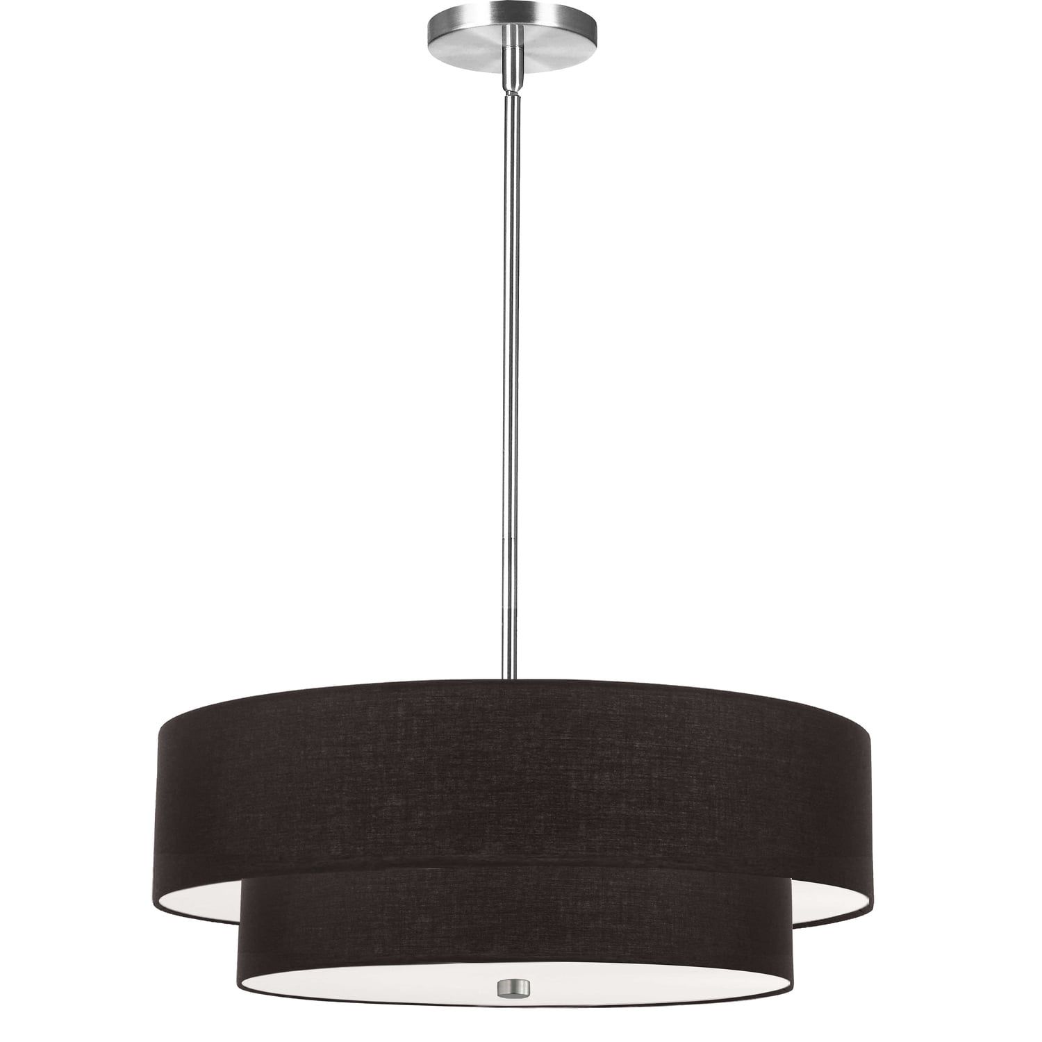 Everly 20" Matte Black Drum Pendant Light