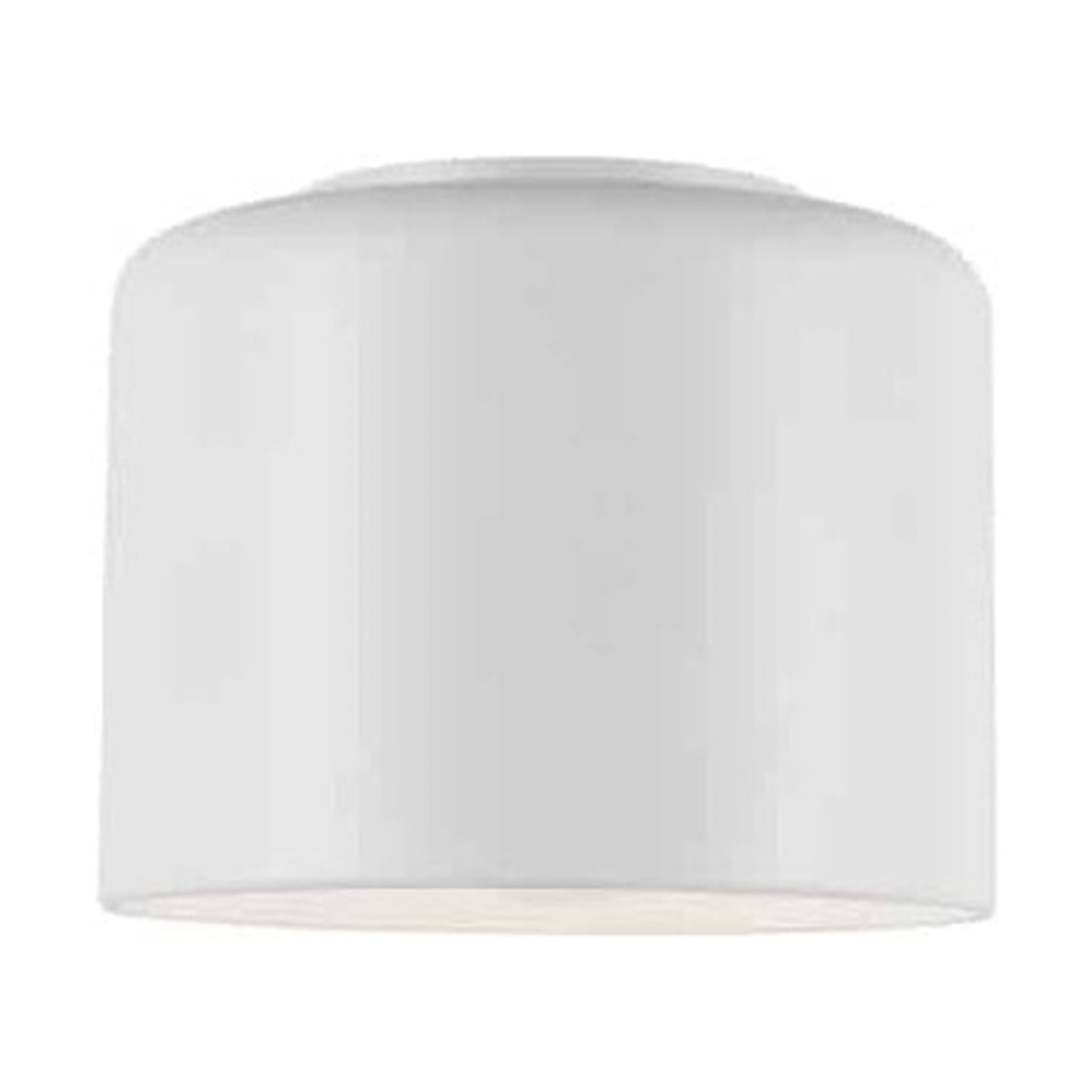 Matte White 8" Transitional Dome Flush Mount Ceiling Light