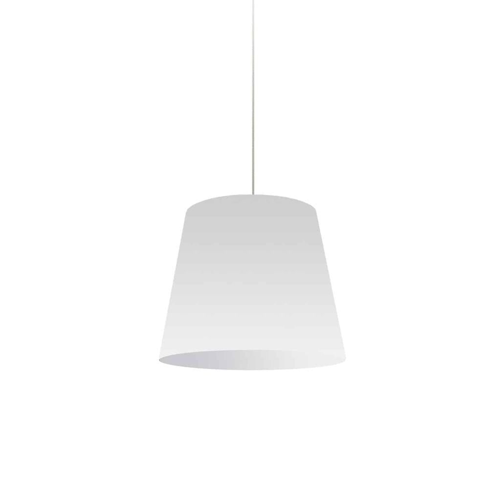 Matte Black Modern Drum Pendant with White Shade - 14"x48"