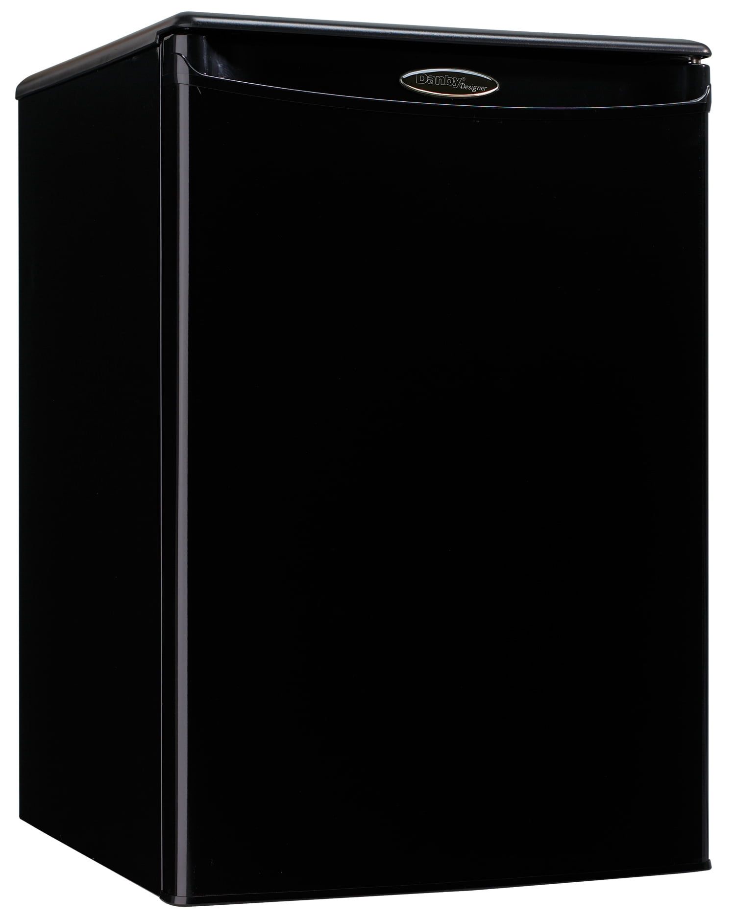 Compact 2.6 Cu Ft Black Metal Mini All-Refrigerator, Energy Star Certified