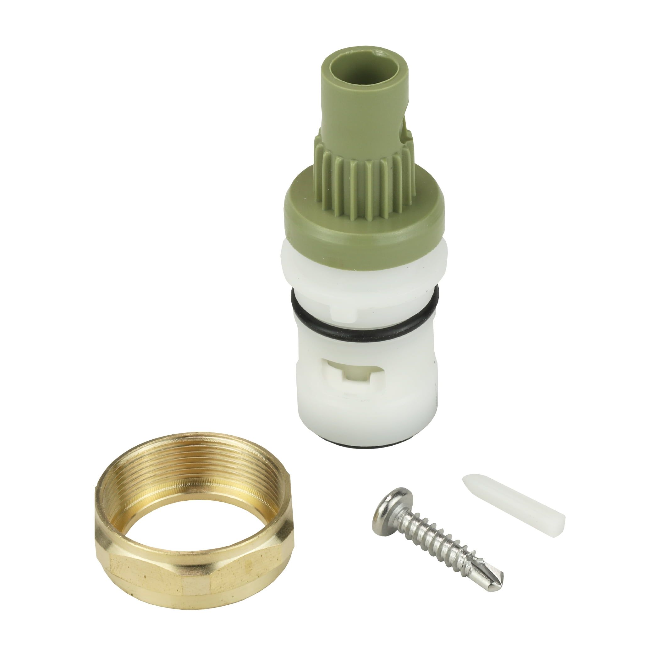 Danco White and Brass Faucet Stem Cartridge for American Standard