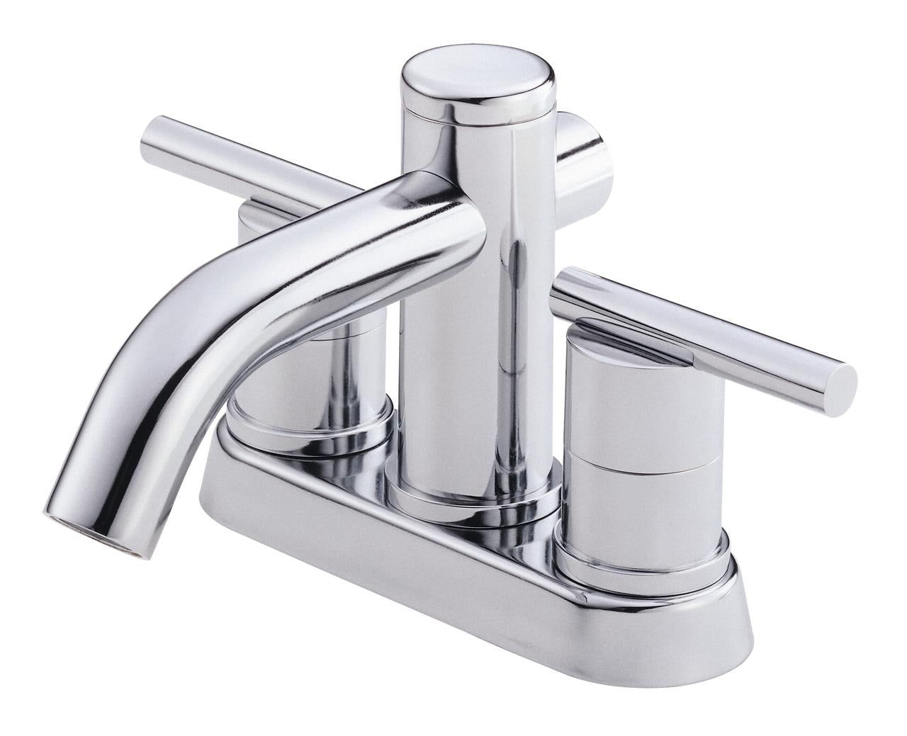 Parma Chrome Two Handle Centerset Bathroom Faucet