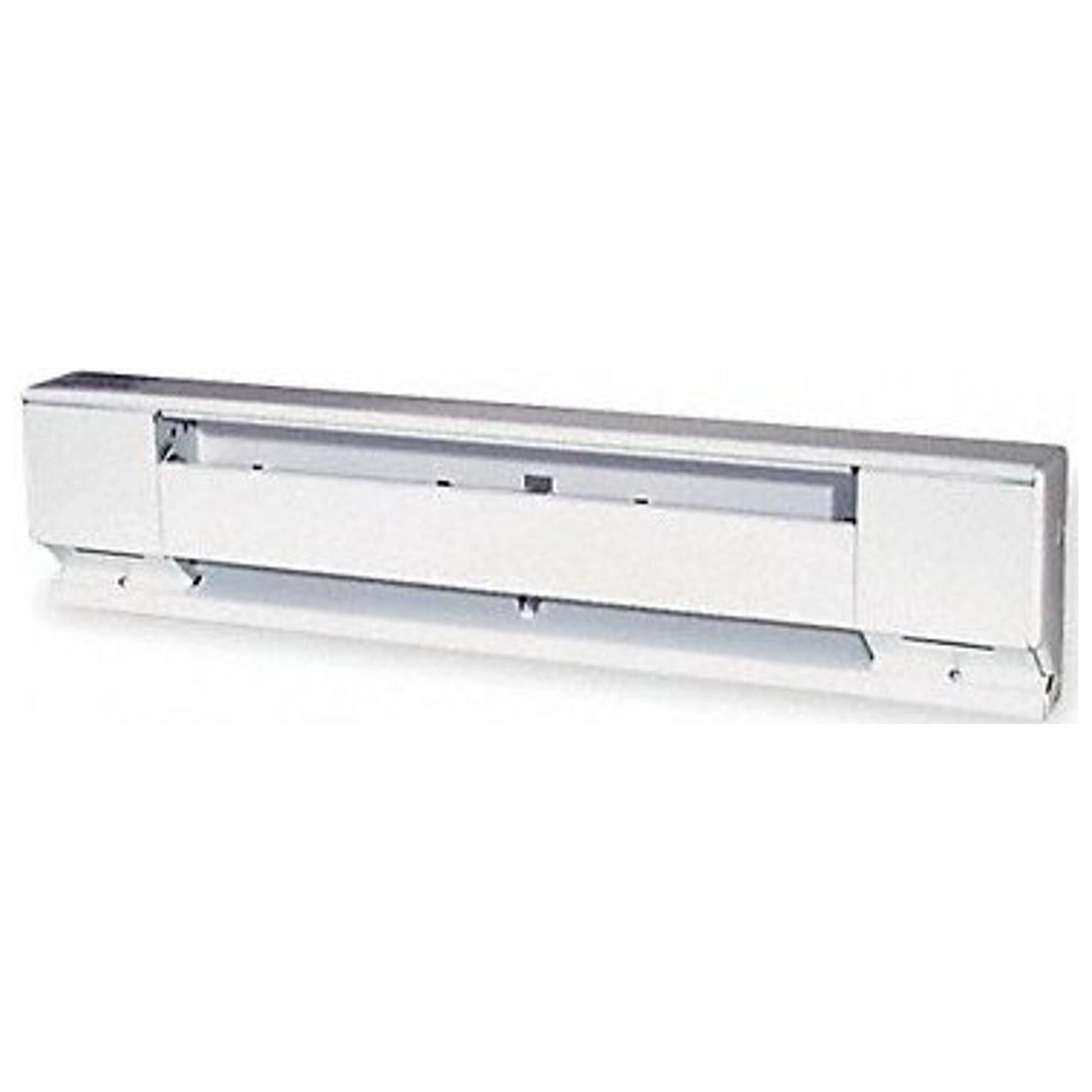 60-Inch White Steel Electric Baseboard Heater with Automatic Shut-off