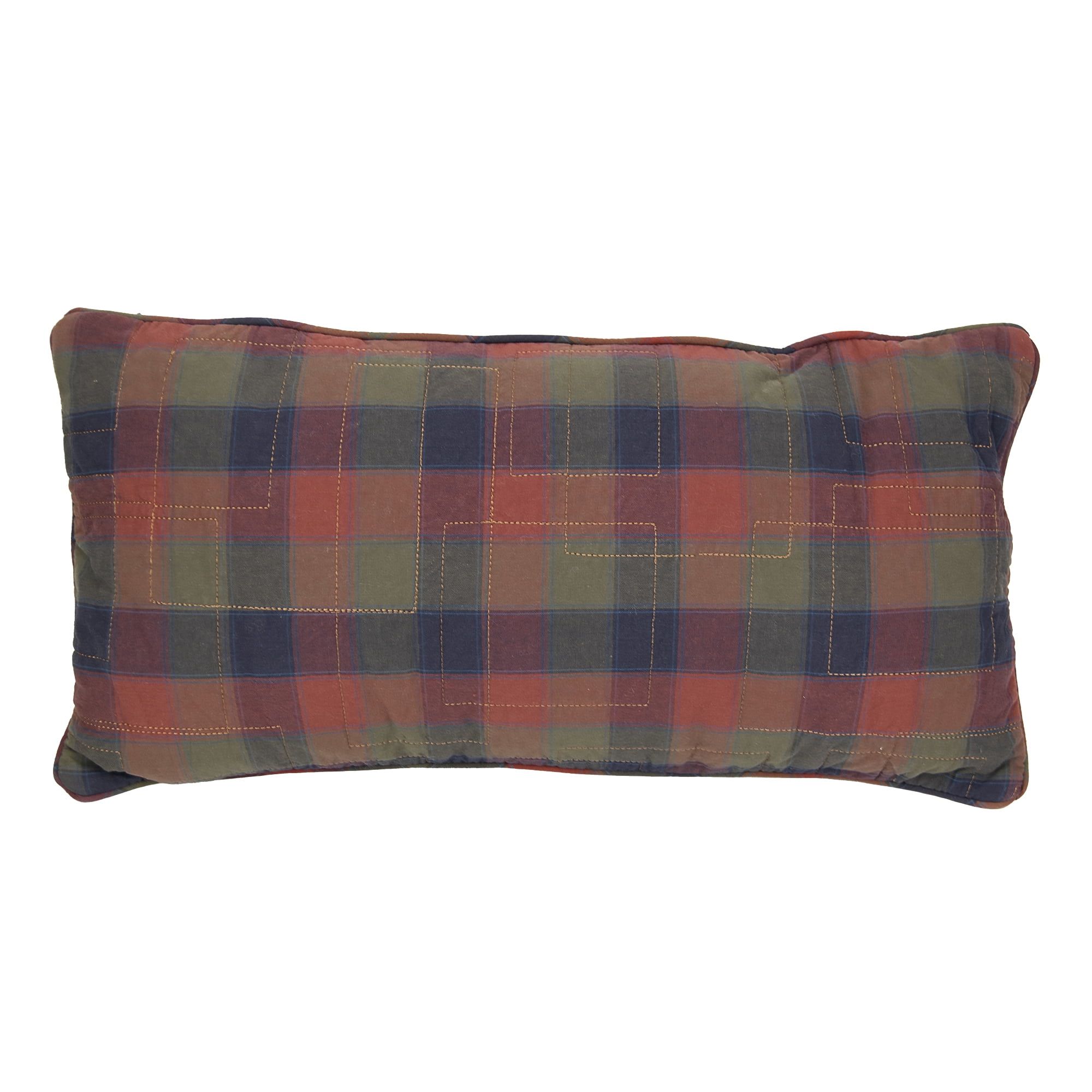 Campfire Square Rustic Rectangular Decorative Pillow, 11" x 22"