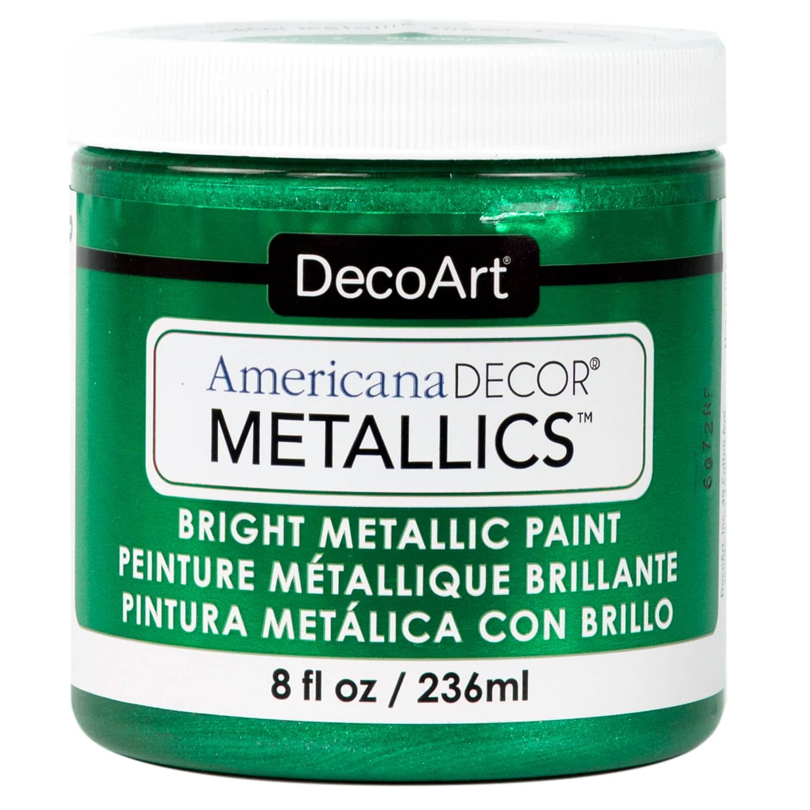 Emerald Green Metallic Acrylic Paint for Furniture, 8oz