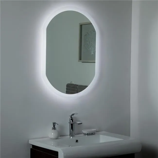 Elegance 31.5" x 23.6" Oval Frameless LED Bathroom Vanity Mirror