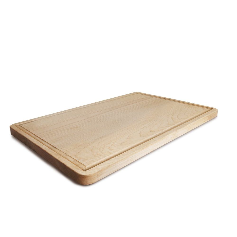 Maple Rectangular Cutting Board with Juice Groove