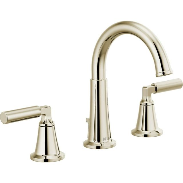 Brilliance Polished Nickel Dual Handle Bathroom Faucet