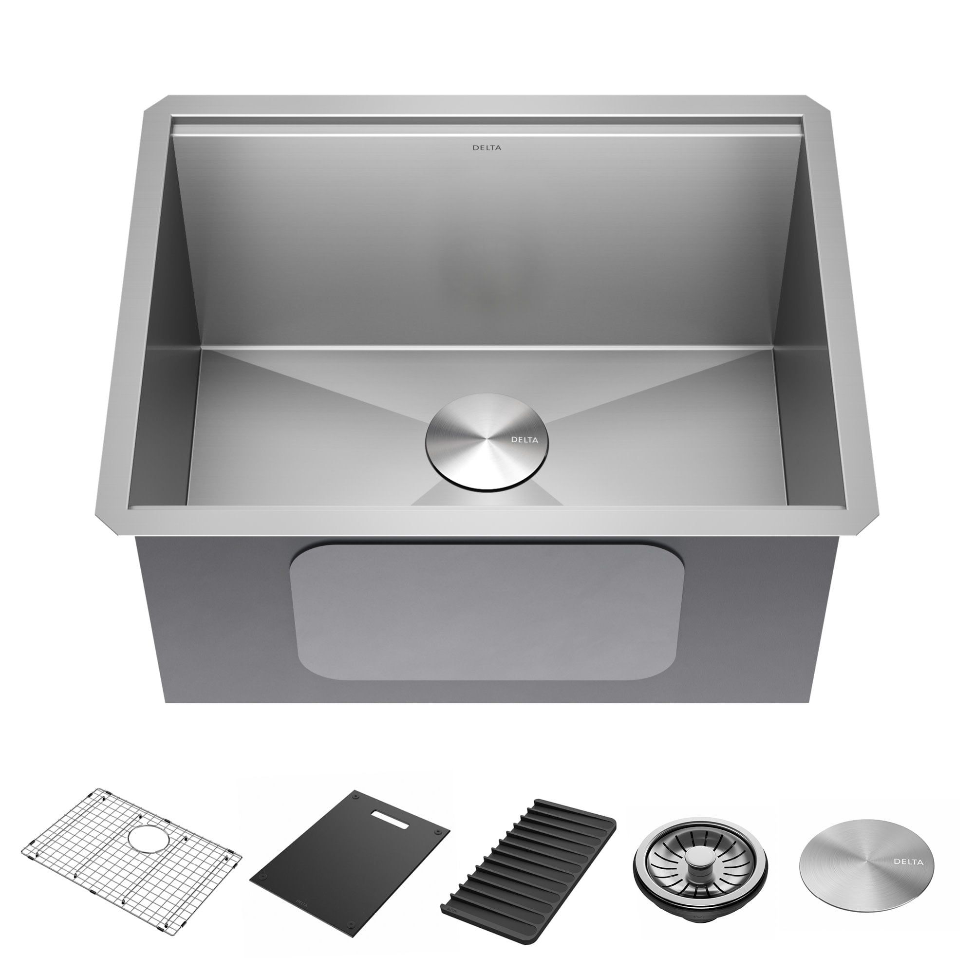 Delta 24-Inch Stainless Steel Undermount Workstation Sink