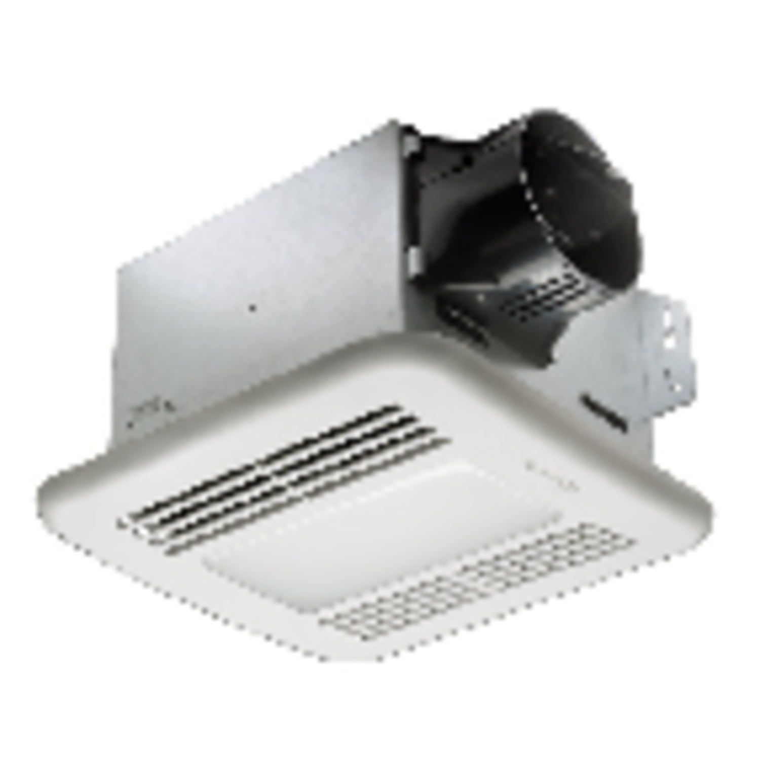 Delta BreezIntegrity 80 CFM White Metal Bathroom Ventilation Fan with LED Light