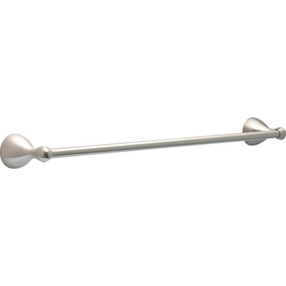 Foundations Brushed Nickel 24-Inch Wall Mounted Towel Bar