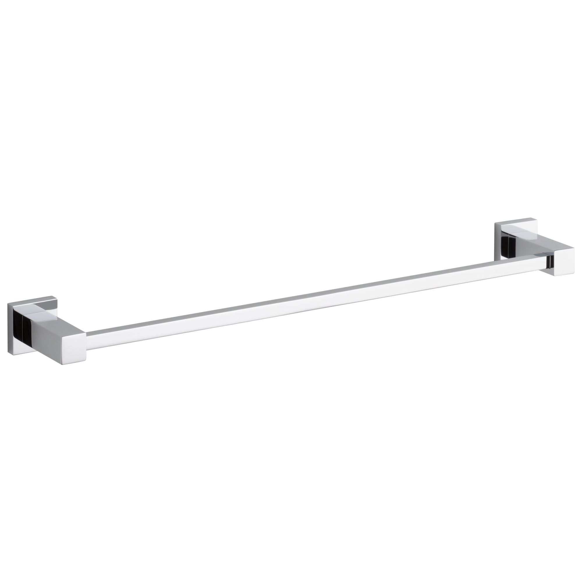 Chrome 18-Inch Wall Mounted Single Towel Bar