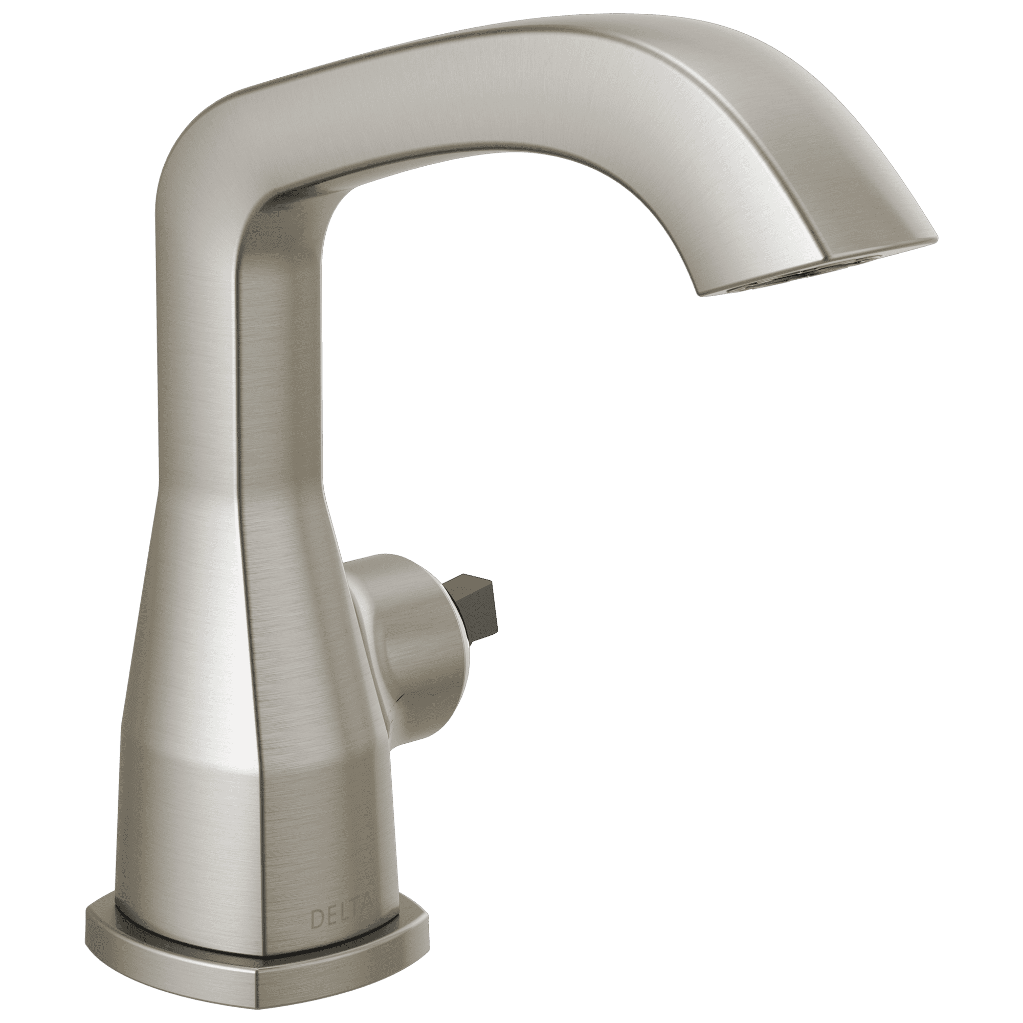 Modern Brilliance Stainless Single Hole Faucet with Pull-out Spray