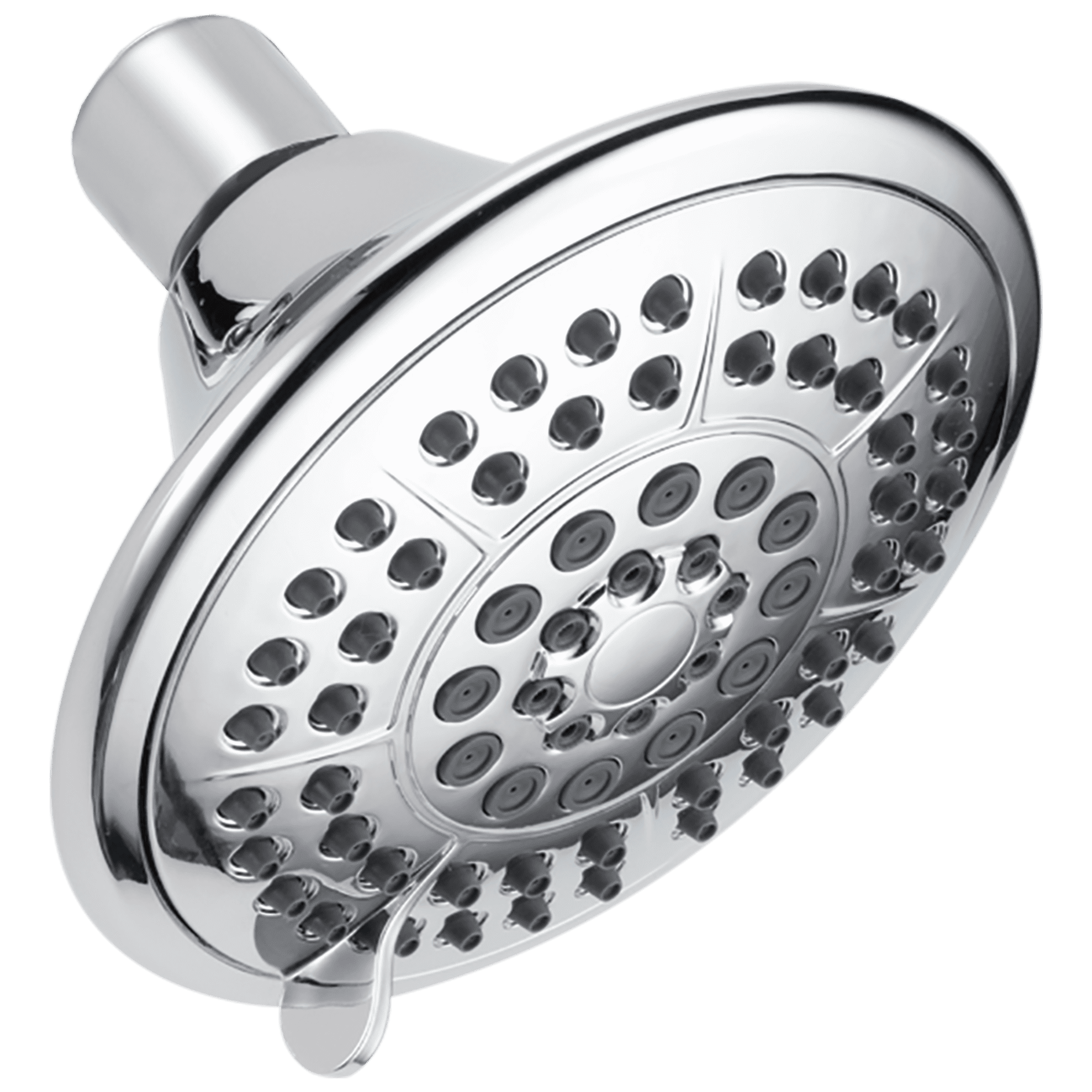 Polished Chrome Multi-Function Round Shower Head with Filter