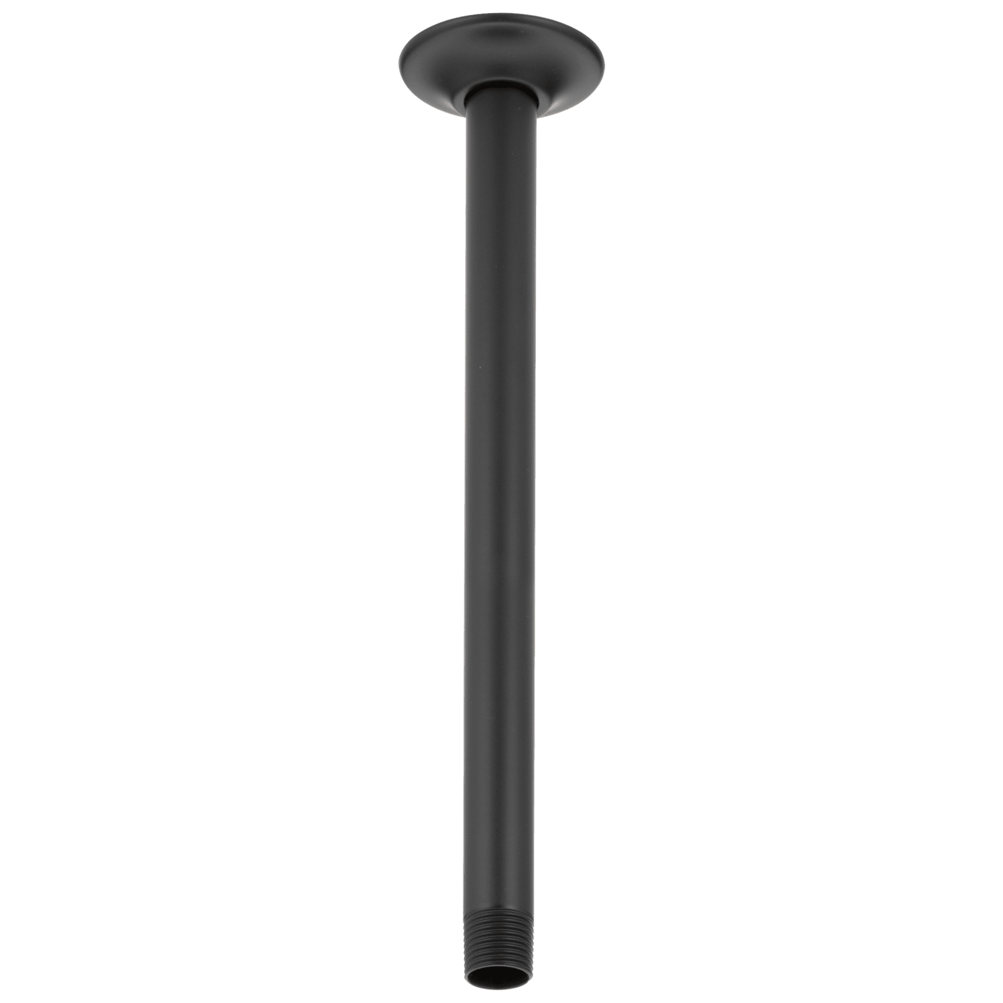 14-inch Matte Black Stainless Steel Ceiling Mount Shower Arm