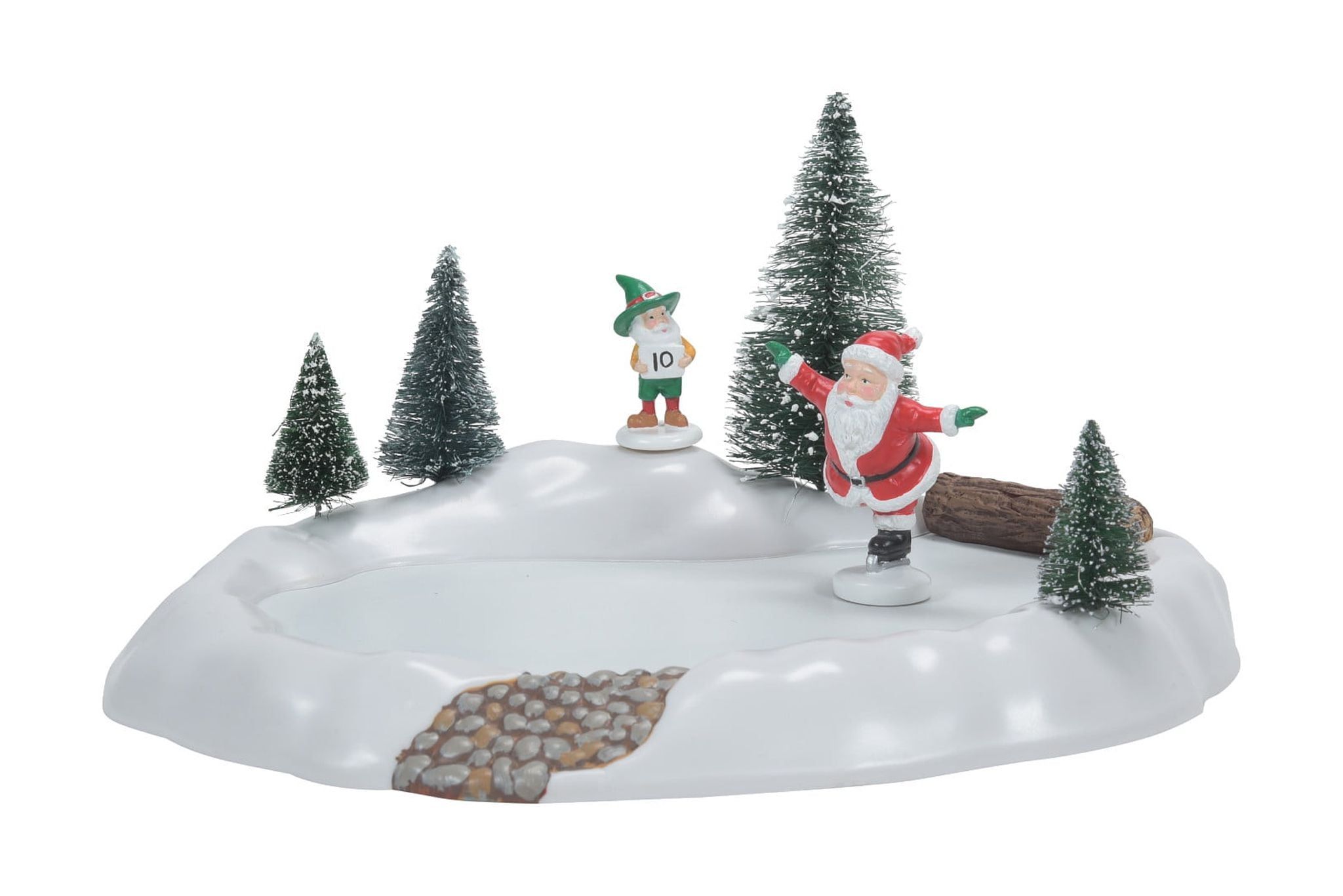 Santa's Perfect 10 Animated Village Display with LED Lights