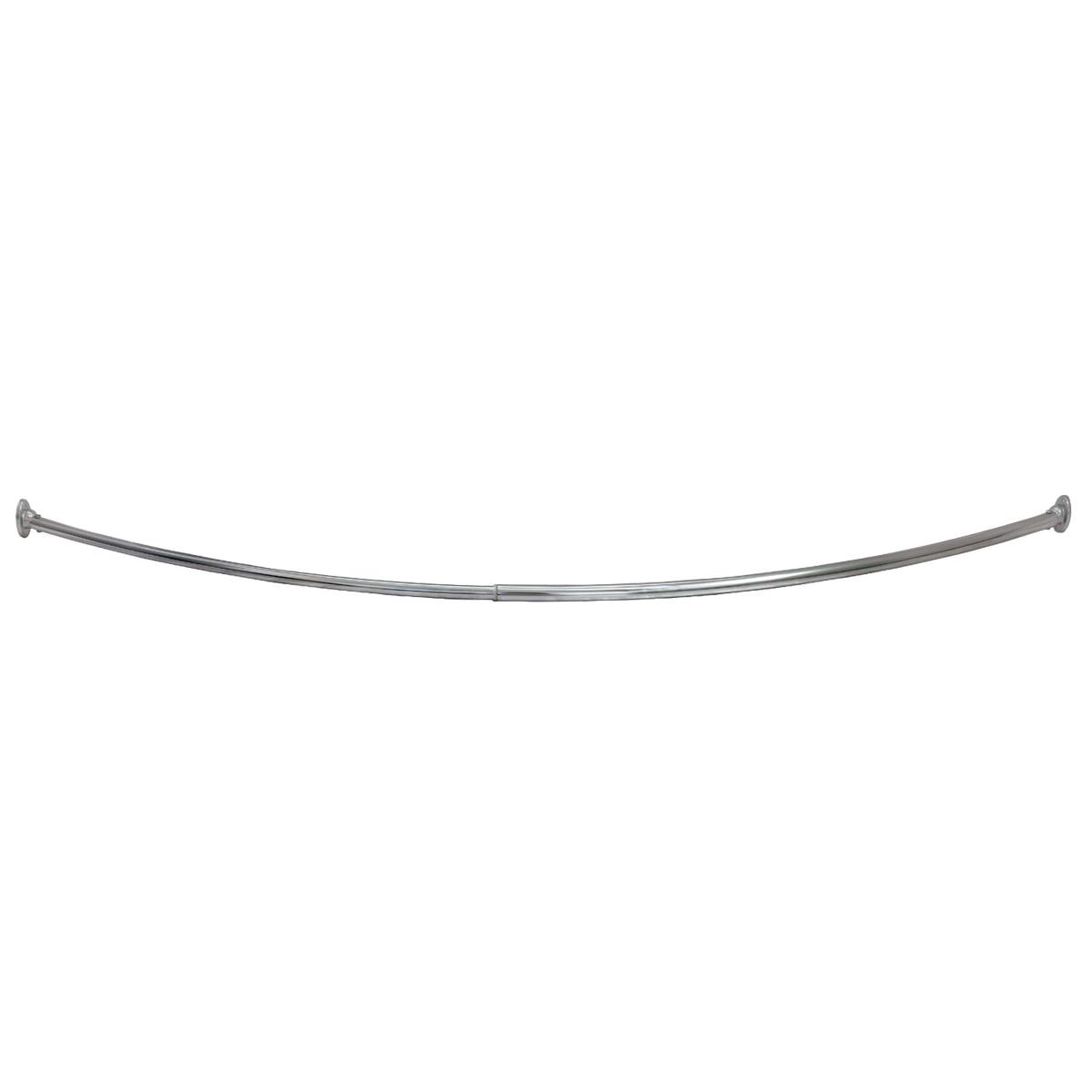 Design House 533620 Curved Shower Rod Satin Nickel