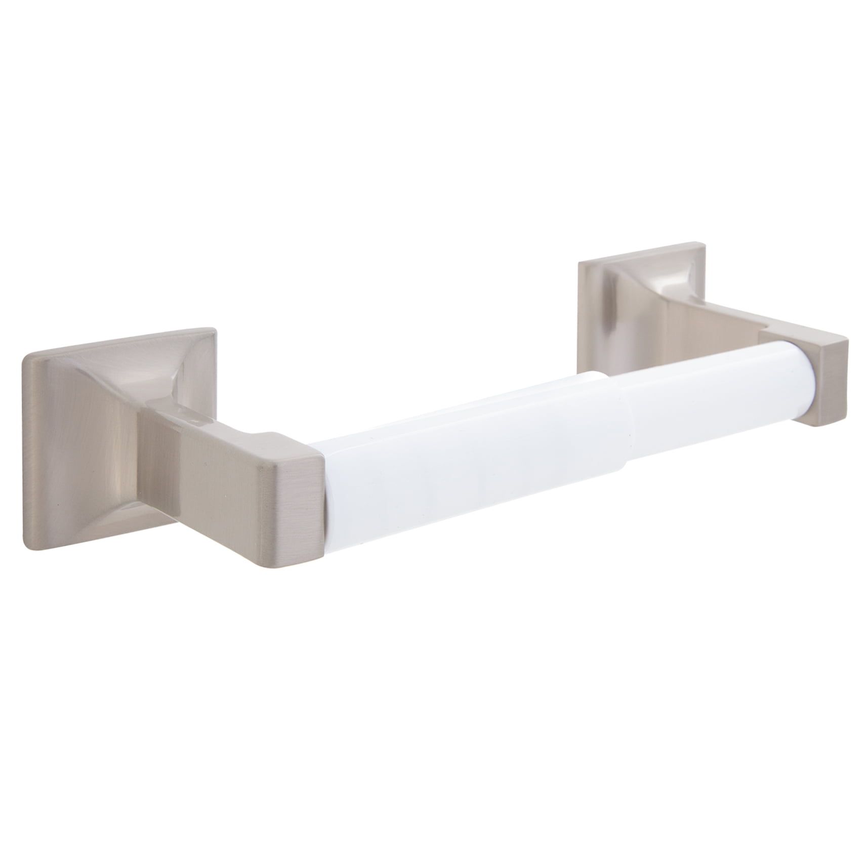 Millbridge Satin Nickel Wall-Mounted Toilet Paper Holder