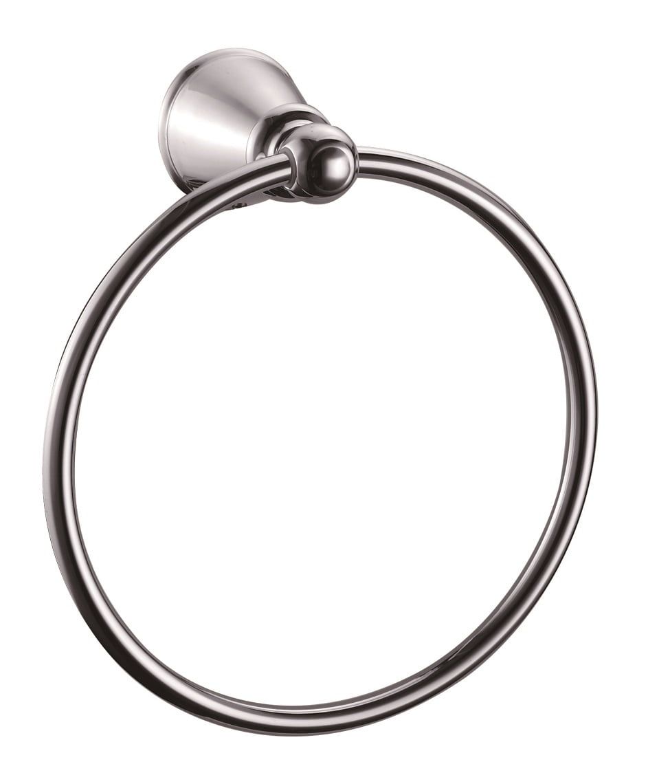 Polished Chrome Wall Mounted Towel Ring