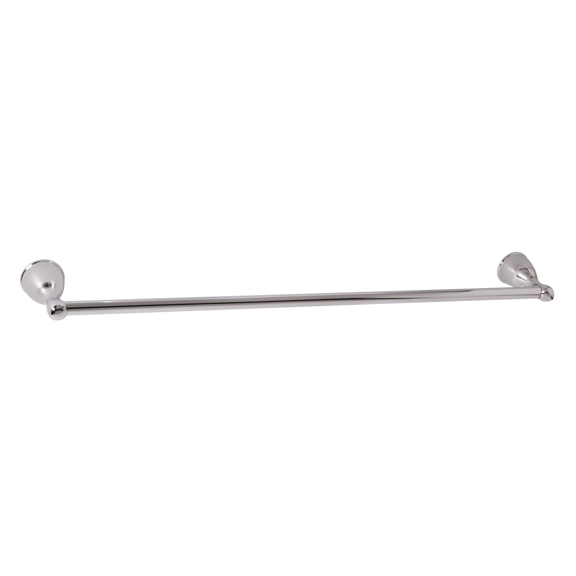 Polished Chrome 24-Inch Wall Mounted Towel Bar