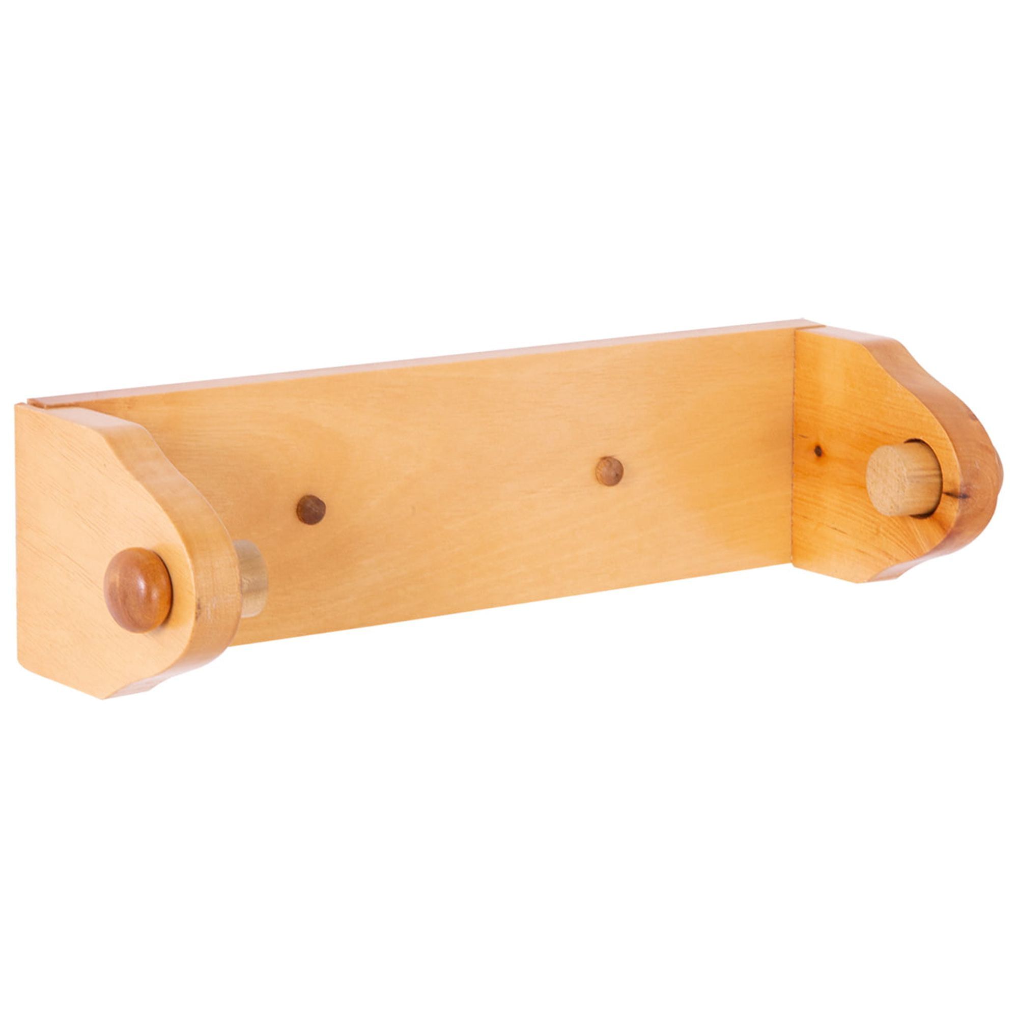 Honey Oak Wood Traditional Paper Towel Holder