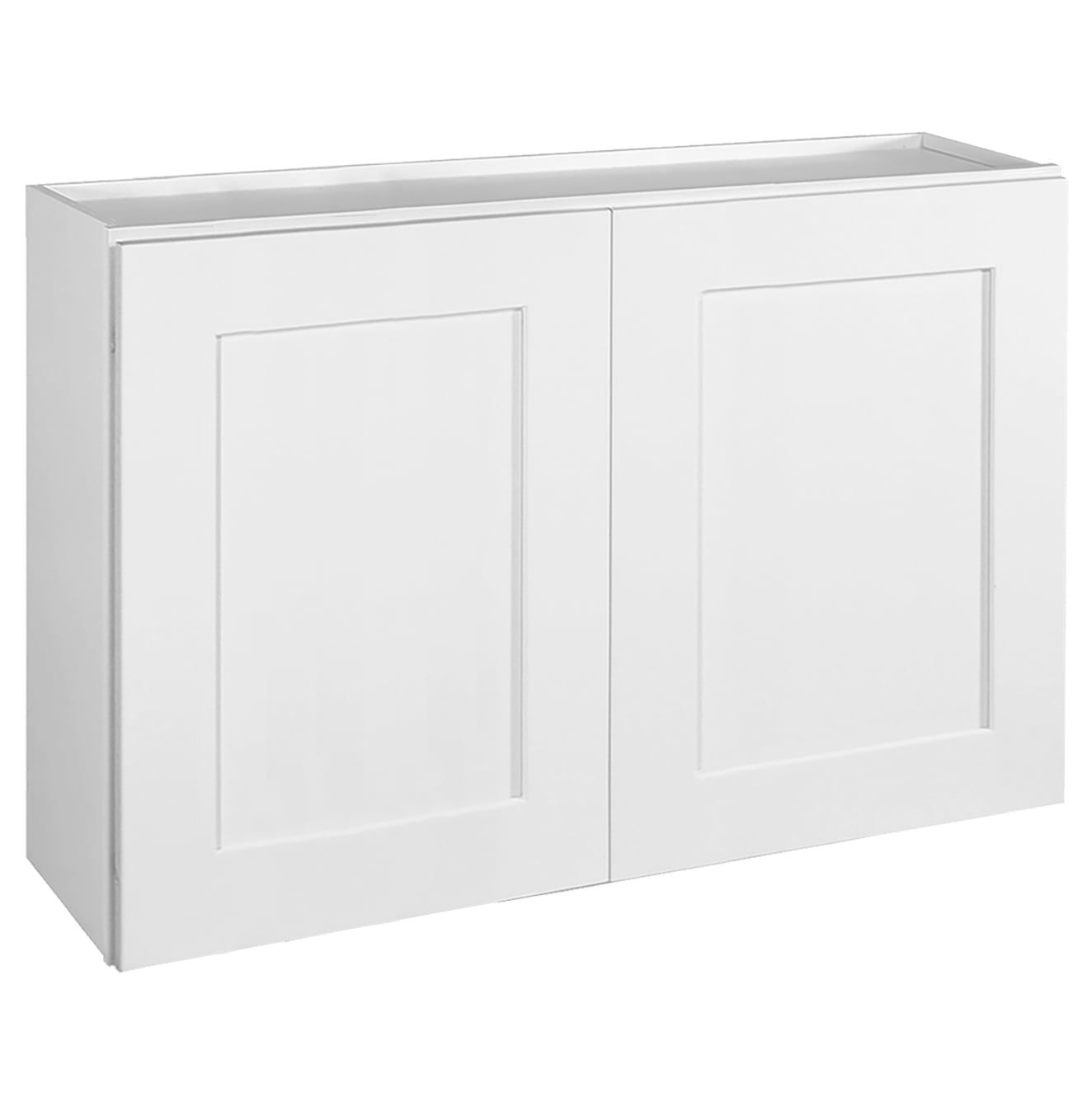Brookings White Painted Maple Shaker Wall Cabinet 36x24x12