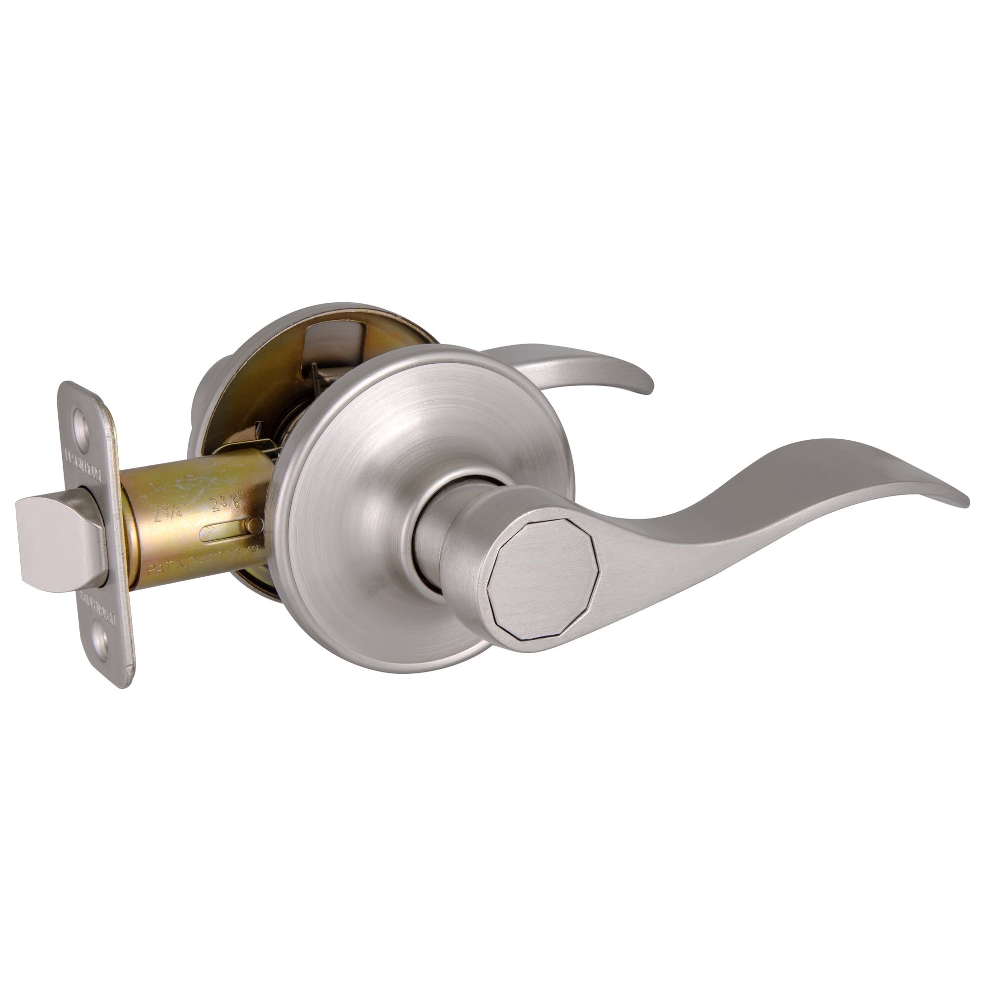 Satin Nickel Passage Hall and Closet Door Lever