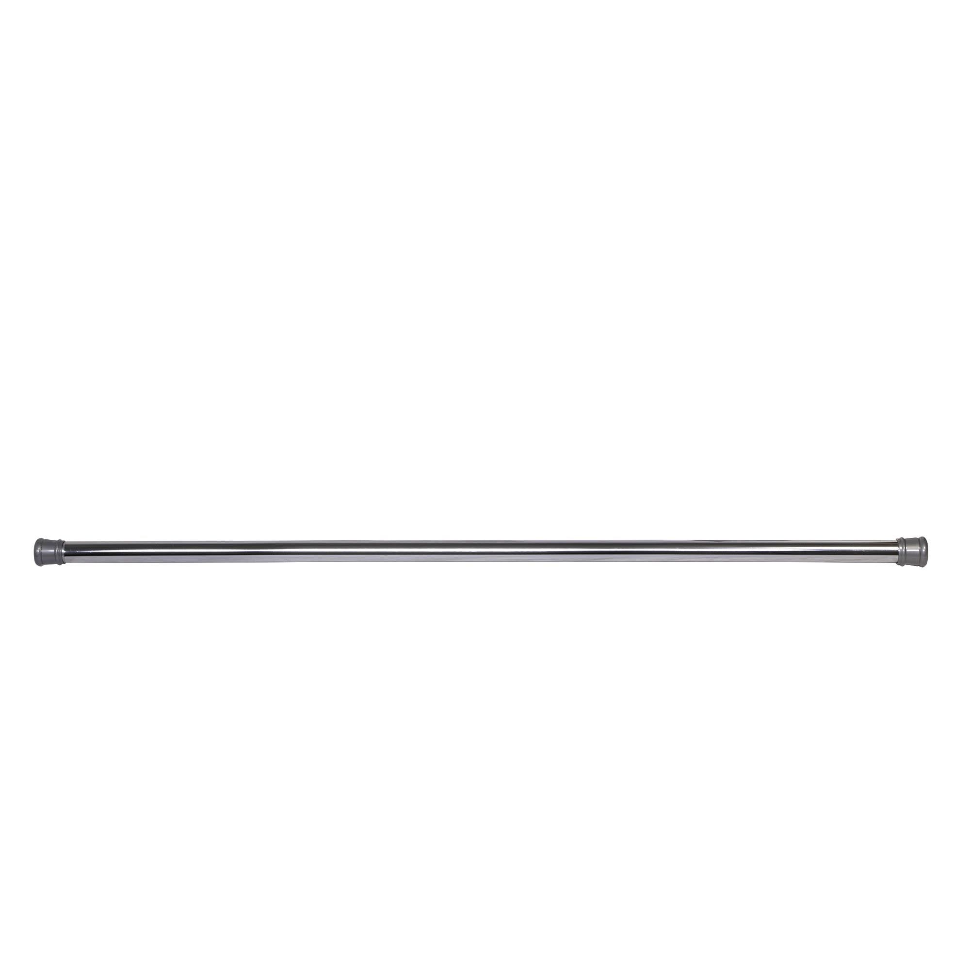 Design House Adjustable Shower Rod 42-inch-72-inch Chrome