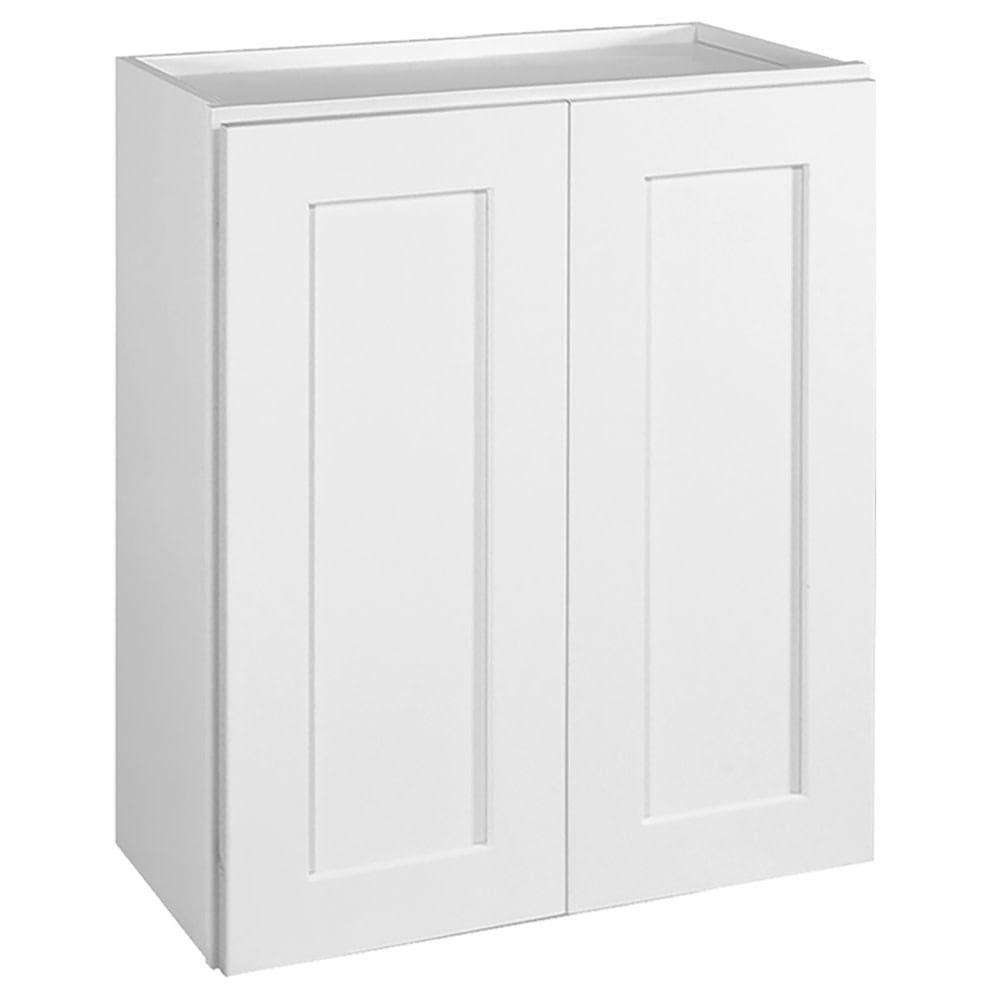 Brookings White Painted Maple Shaker Wall Cabinet, 30" x 36"