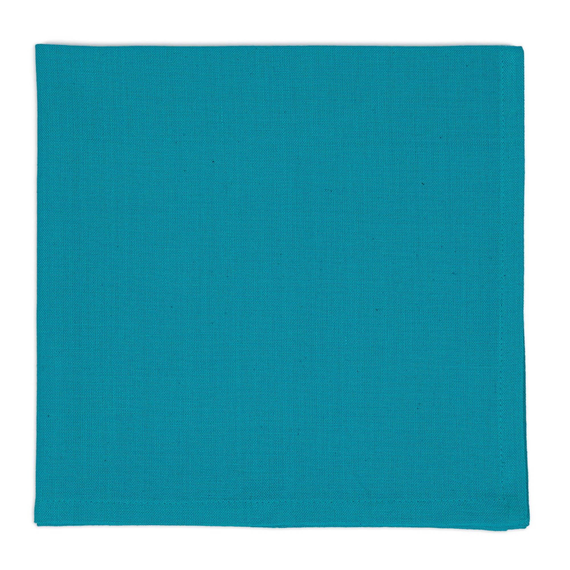 Cozumel Teal Cotton 20x20 Inch Napkin Set, 6 Count