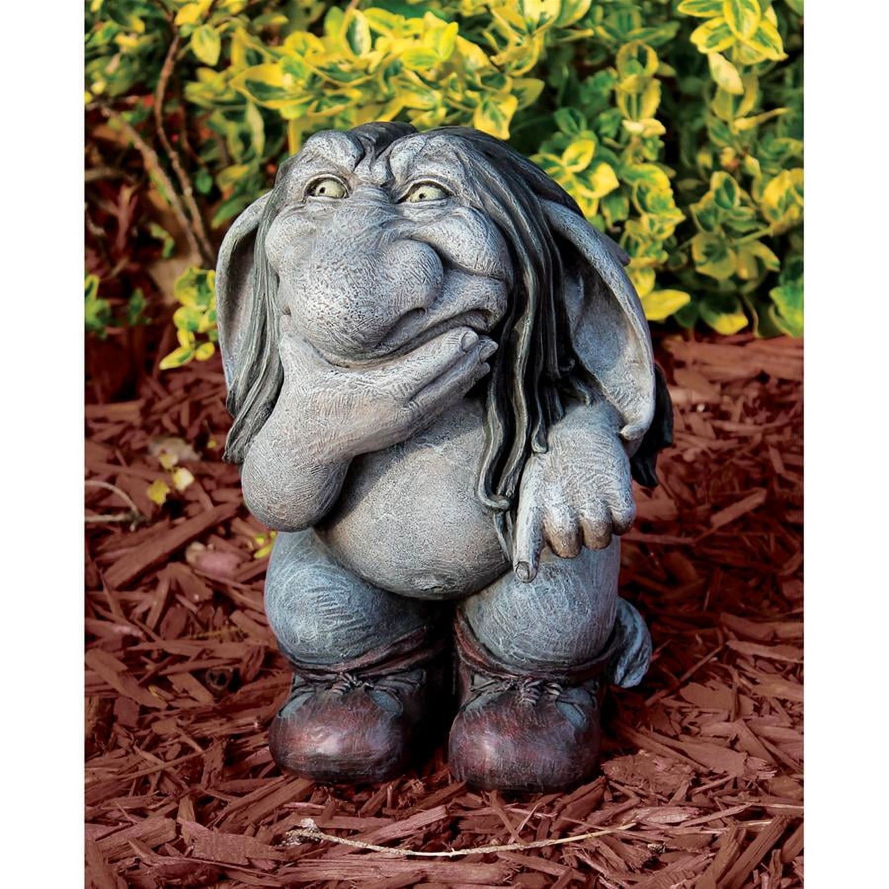 Sylvester the Cynical Gnome Troll Resin Statue