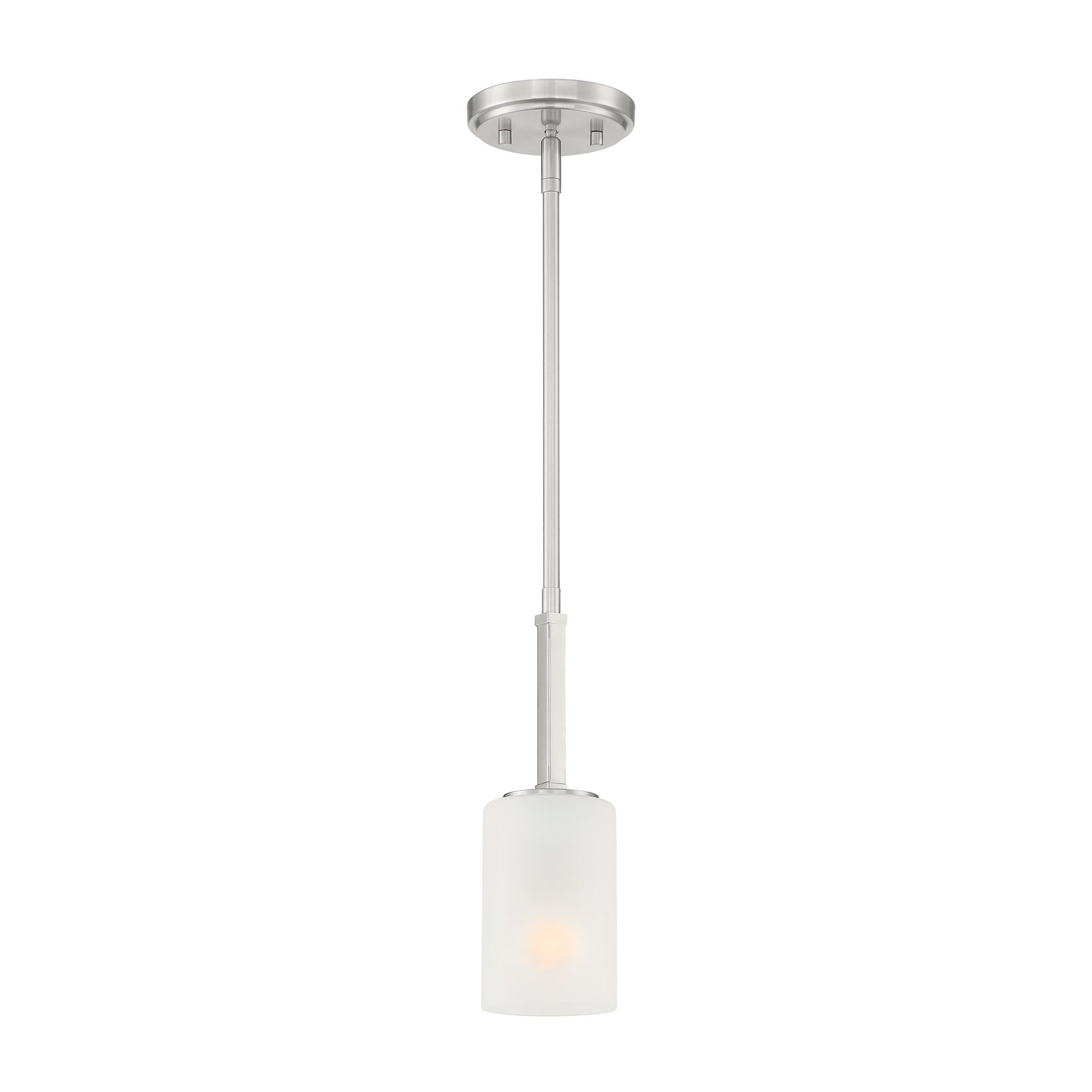 Carmine 12'' Brushed Nickel Minimalistic Pendant Light