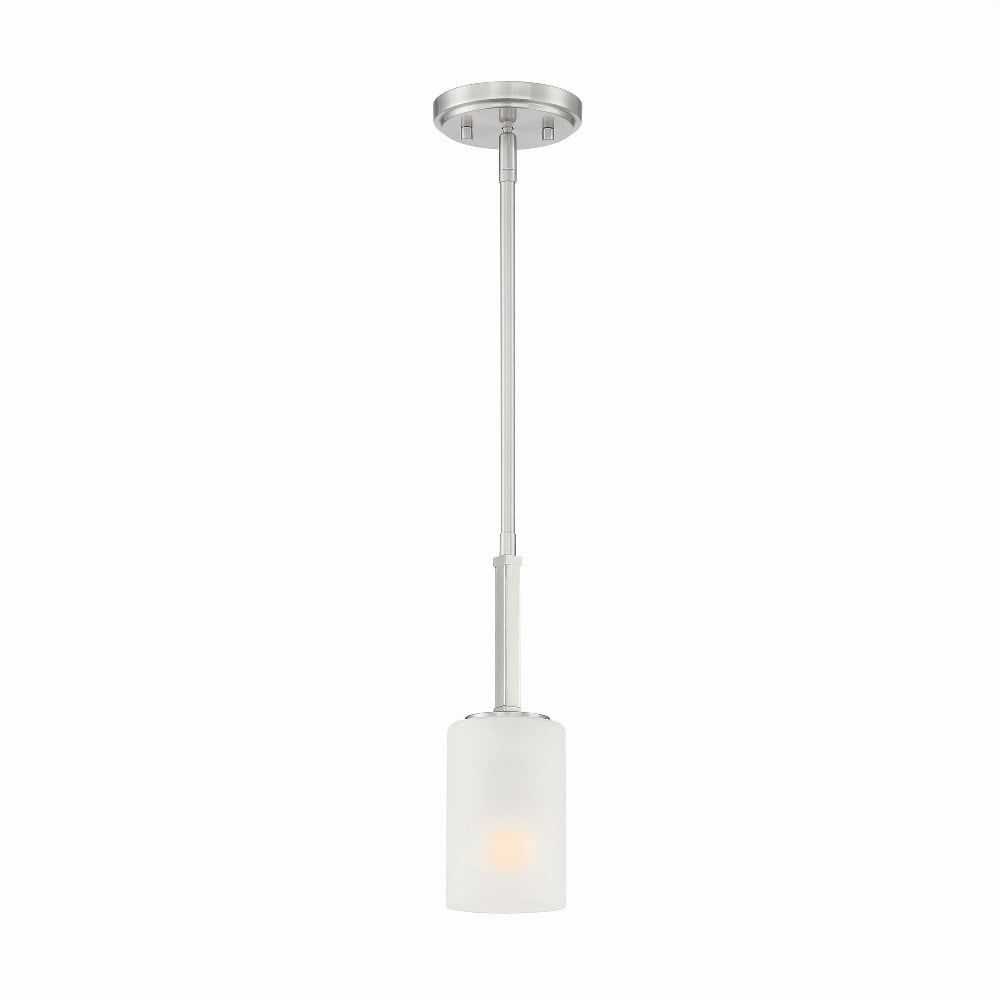 Carmine 12'' Brushed Nickel Minimalistic Pendant Light