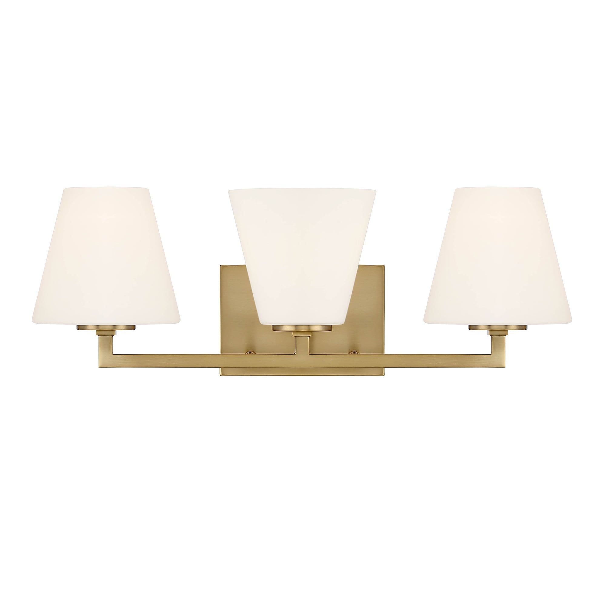 Palmyra Mid-Century Gold 24" Outdoor Bath Vanity Light