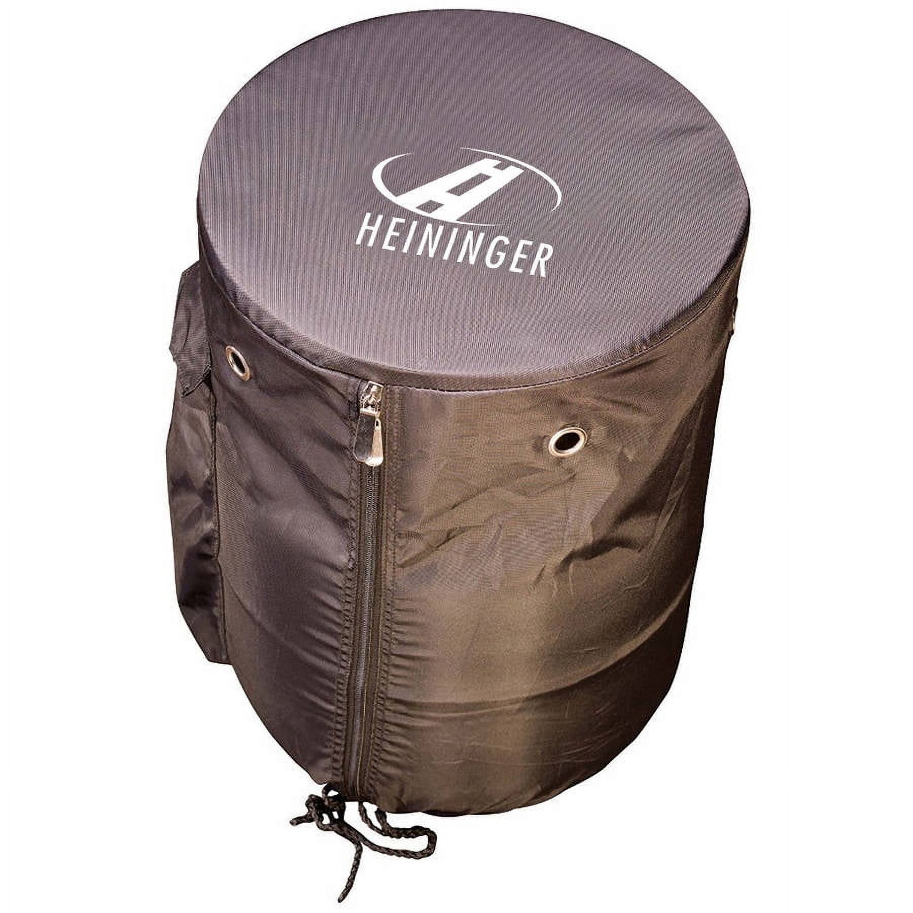 Black All-Weather Propane Tank Cover with Zipper