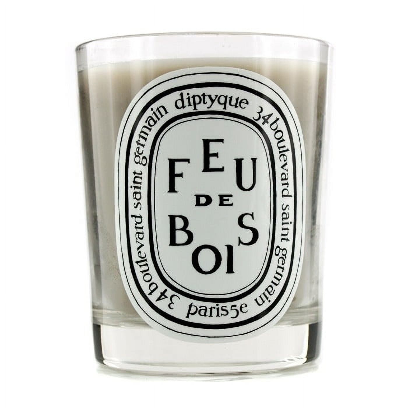 Luxurious Black Feu De Bois 6.5 oz Scented Candle