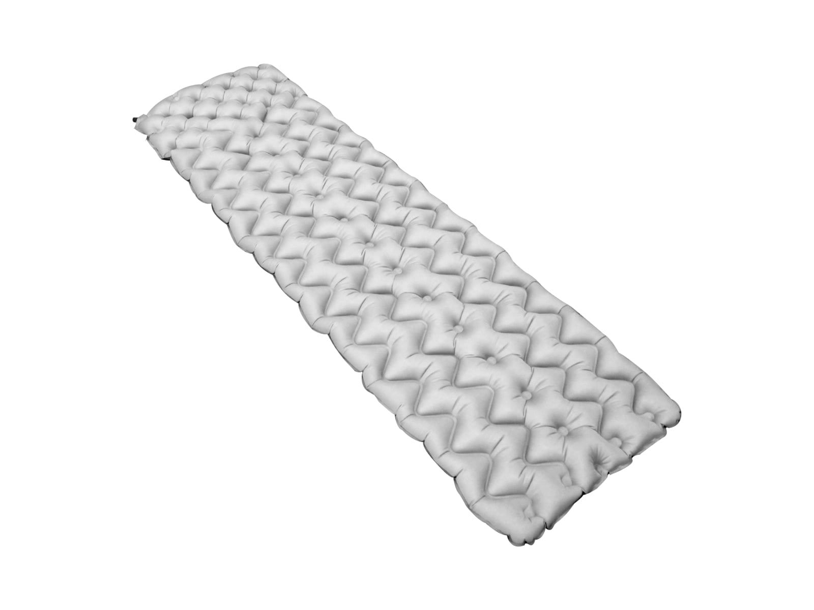 Gray Insulated Polyester Inflatable Sleeping Pad