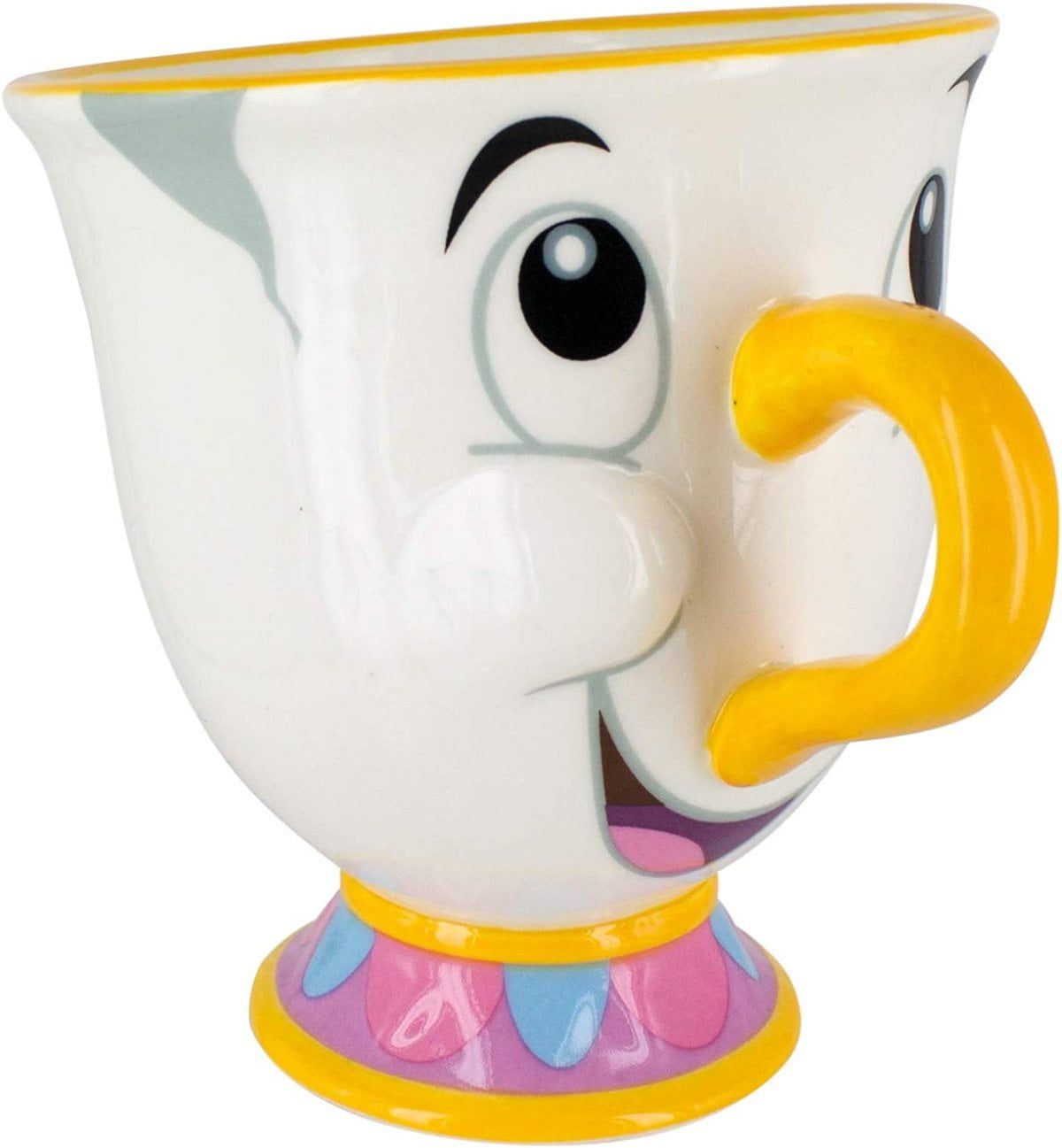 Disney Beauty and the Beast White Ceramic Chip Mug