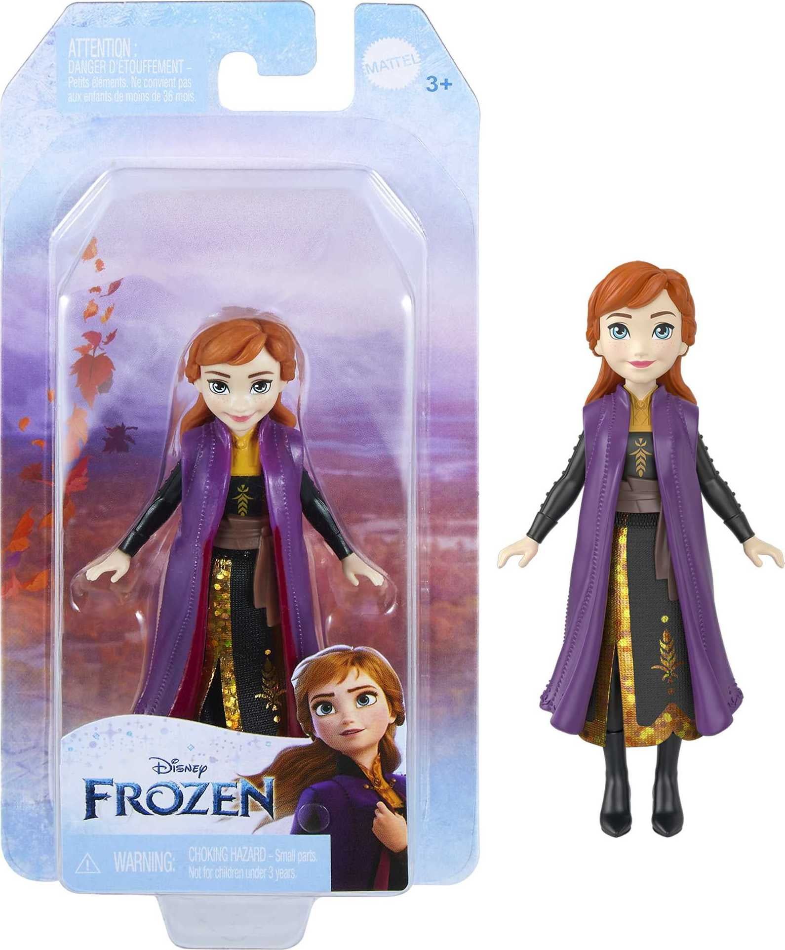 Anna Frozen 2 Posable Doll with Removable Cape & Skirt