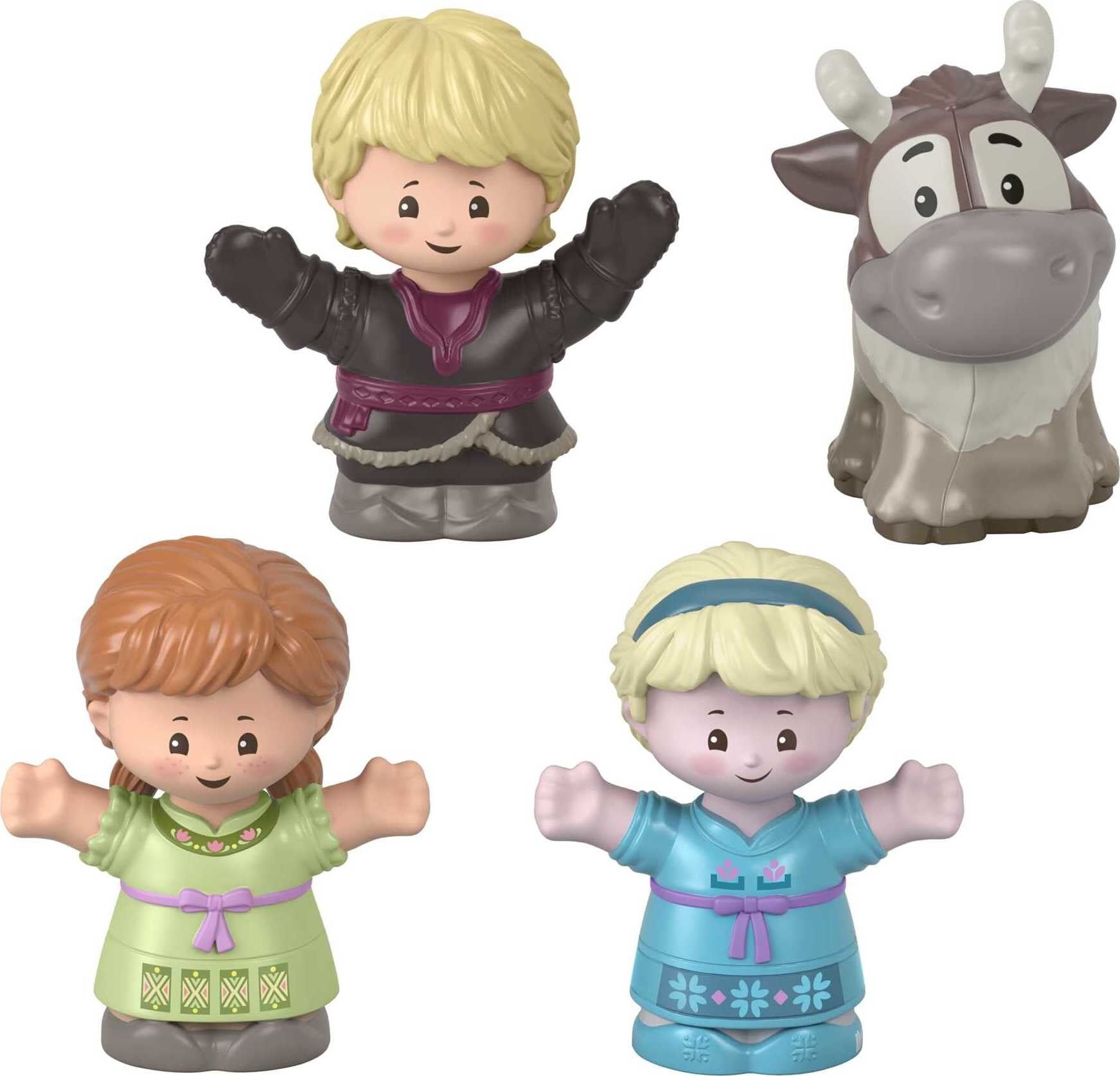 Frozen Young Anna, Elsa, Kristoff, and Sven Figure Set