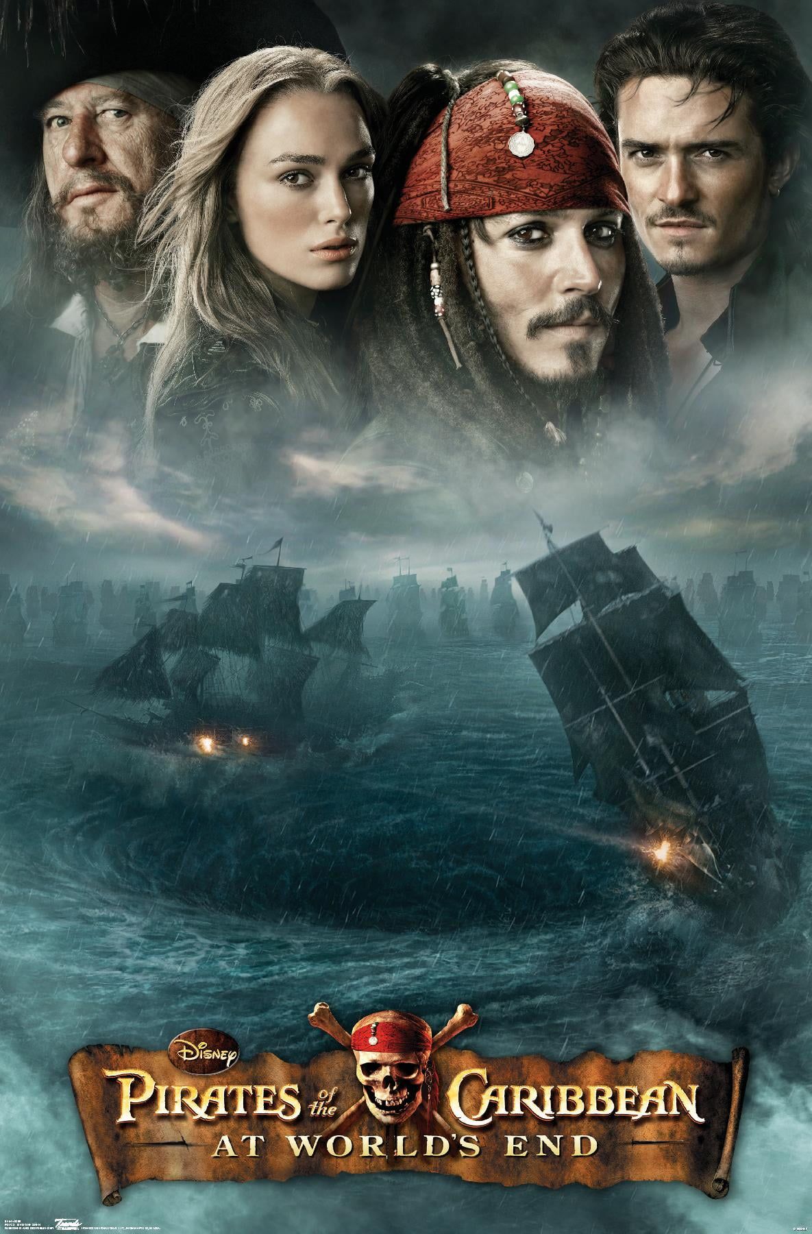 Disney Pirates of the Caribbean At World's End Glossy Poster