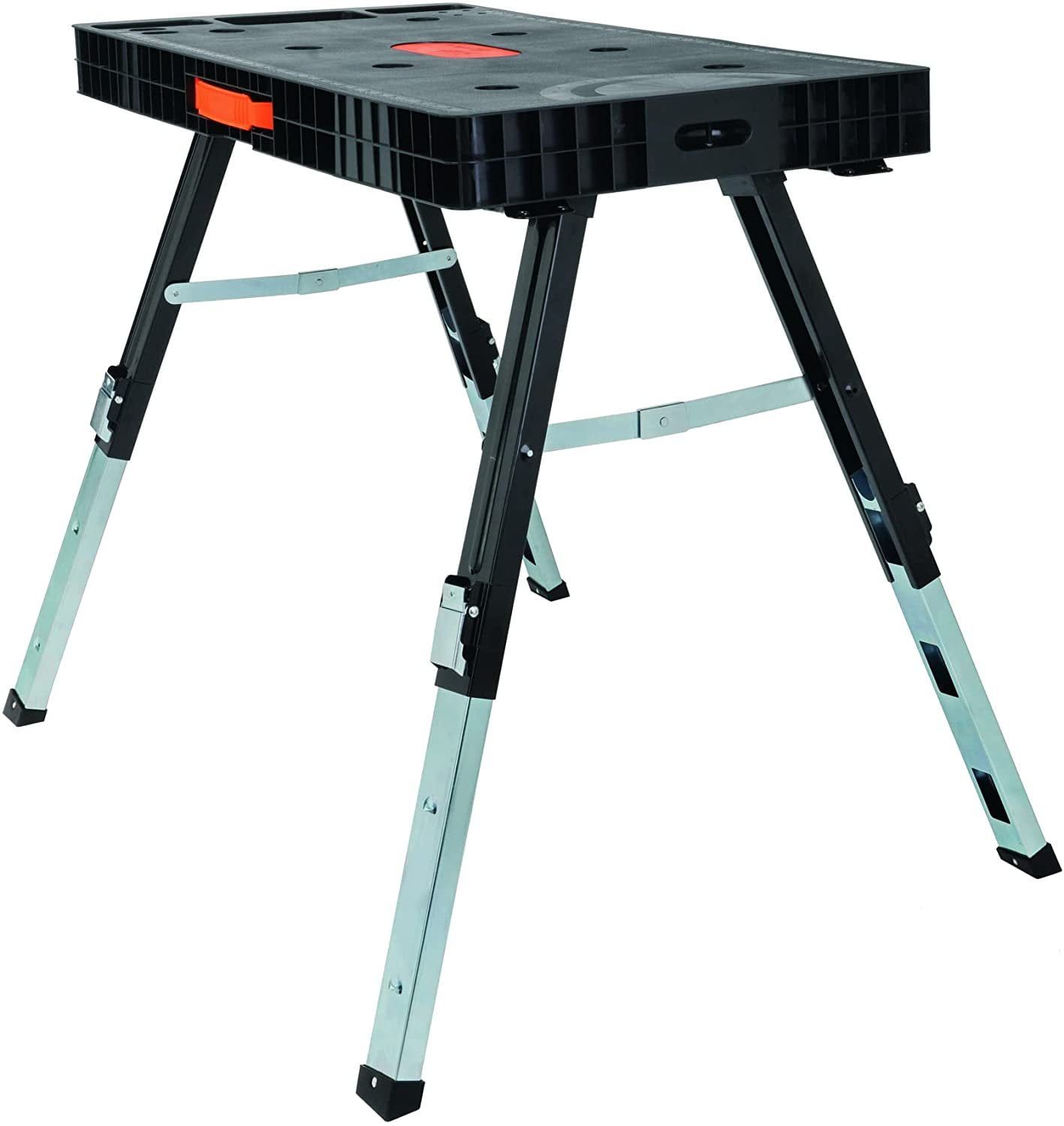 OmniTable Plus 5-in-1 Portable Workbench in Black & Silver