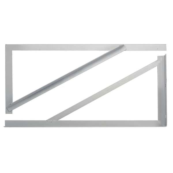 Heavy-Duty 36 Inch Steel Wall Mounting Bracket, Silver