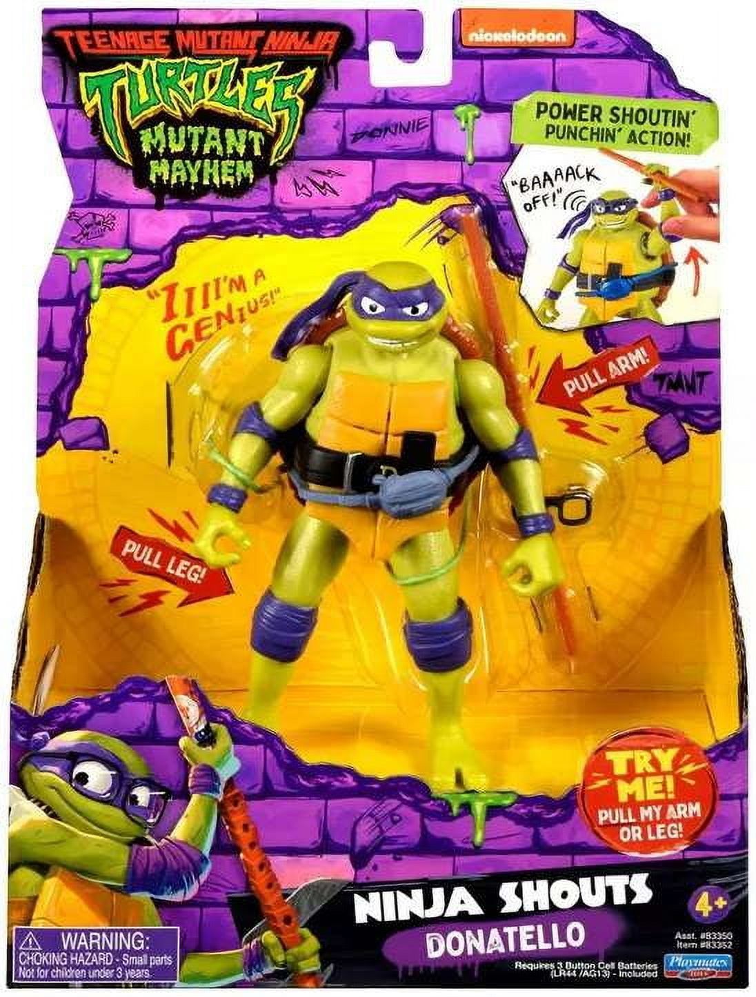 Teenage Mutant Ninja Turtles Donatello Action Figure with Sound Effects