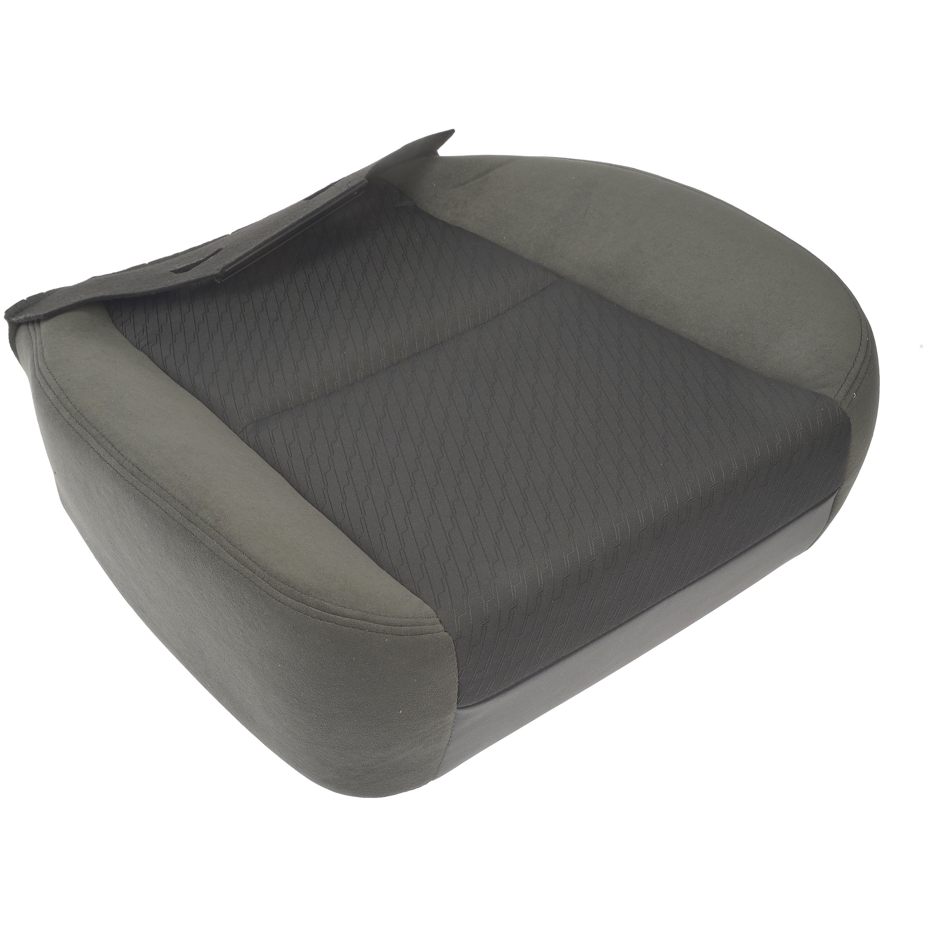 Black and Gray Front Driver Side Seat Cushion Pad