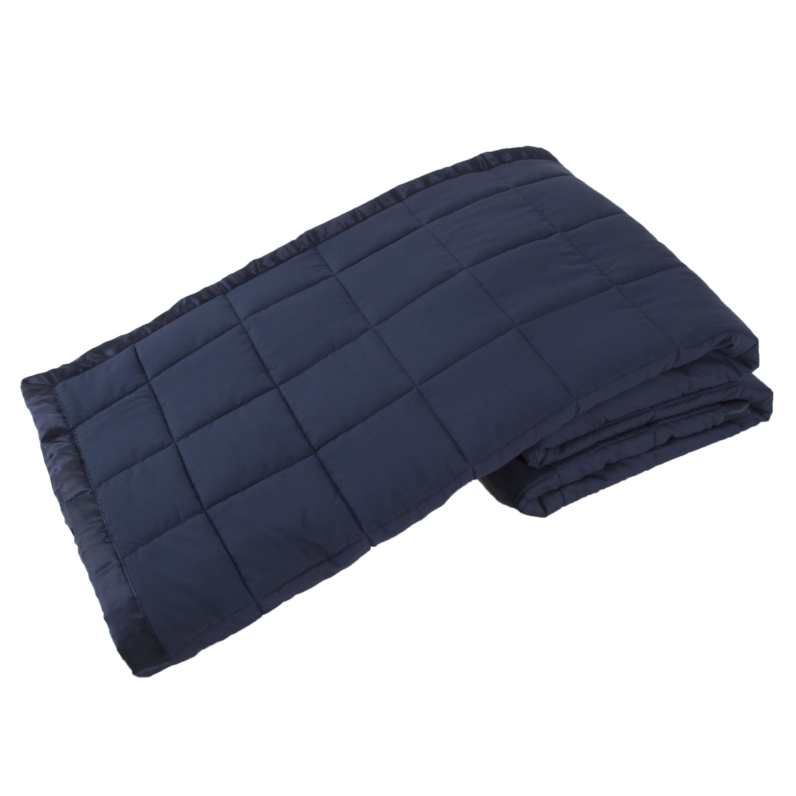 Full Blue Reversible Down Alternative Blanket
