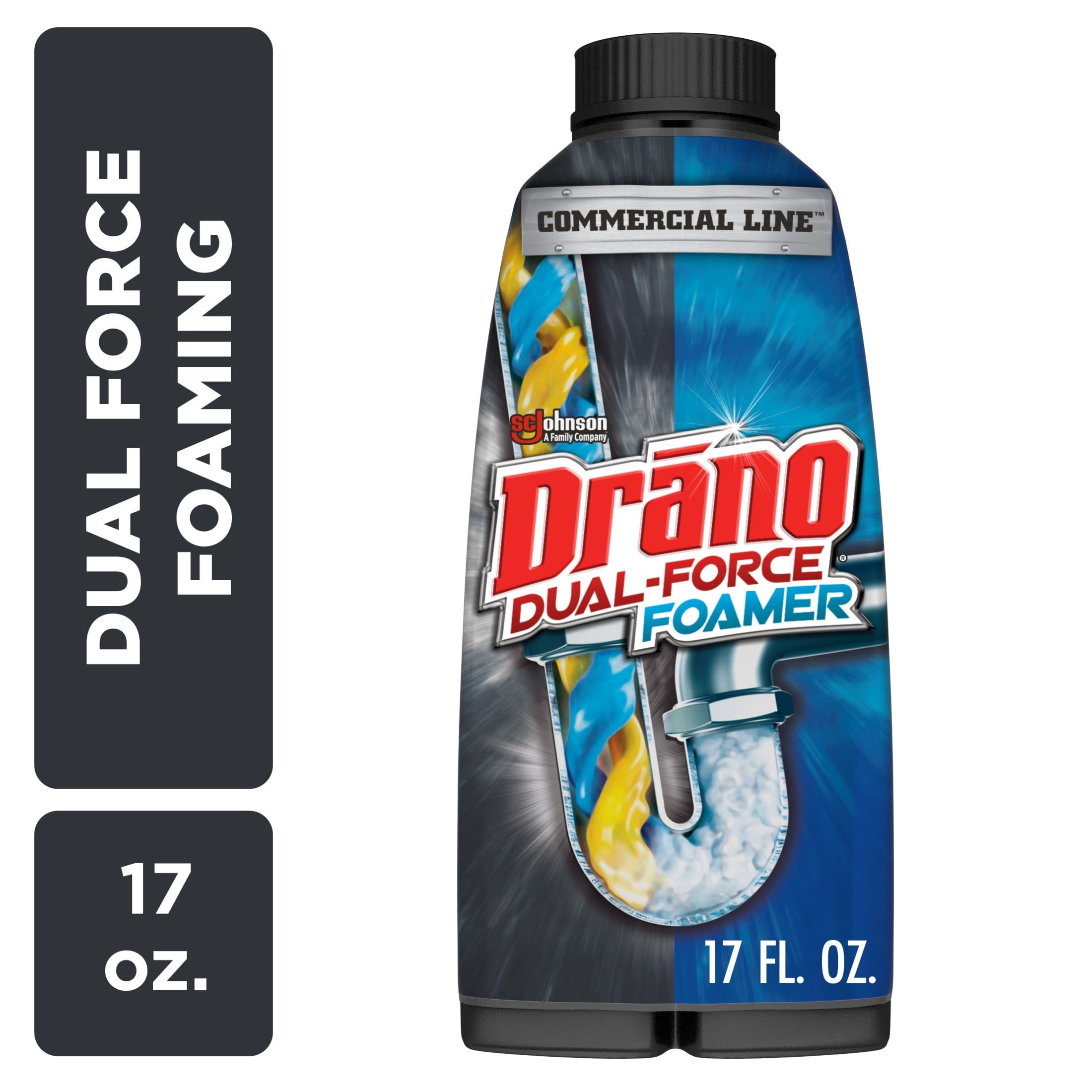 Drano Dual-Force Foamer 17 oz Liquid Gel