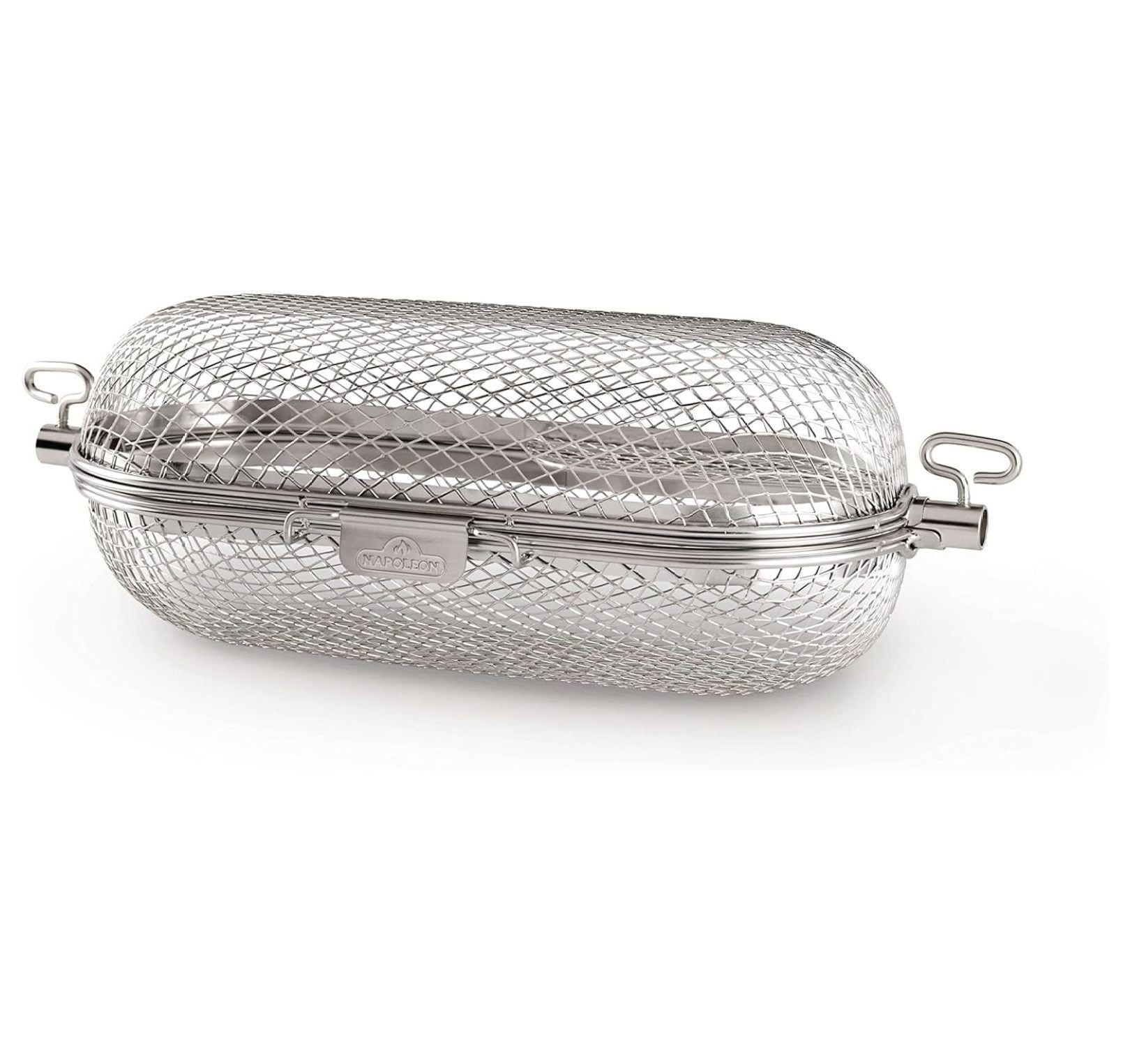 Stainless Steel Universal Rotisserie Basket Grill Accessory